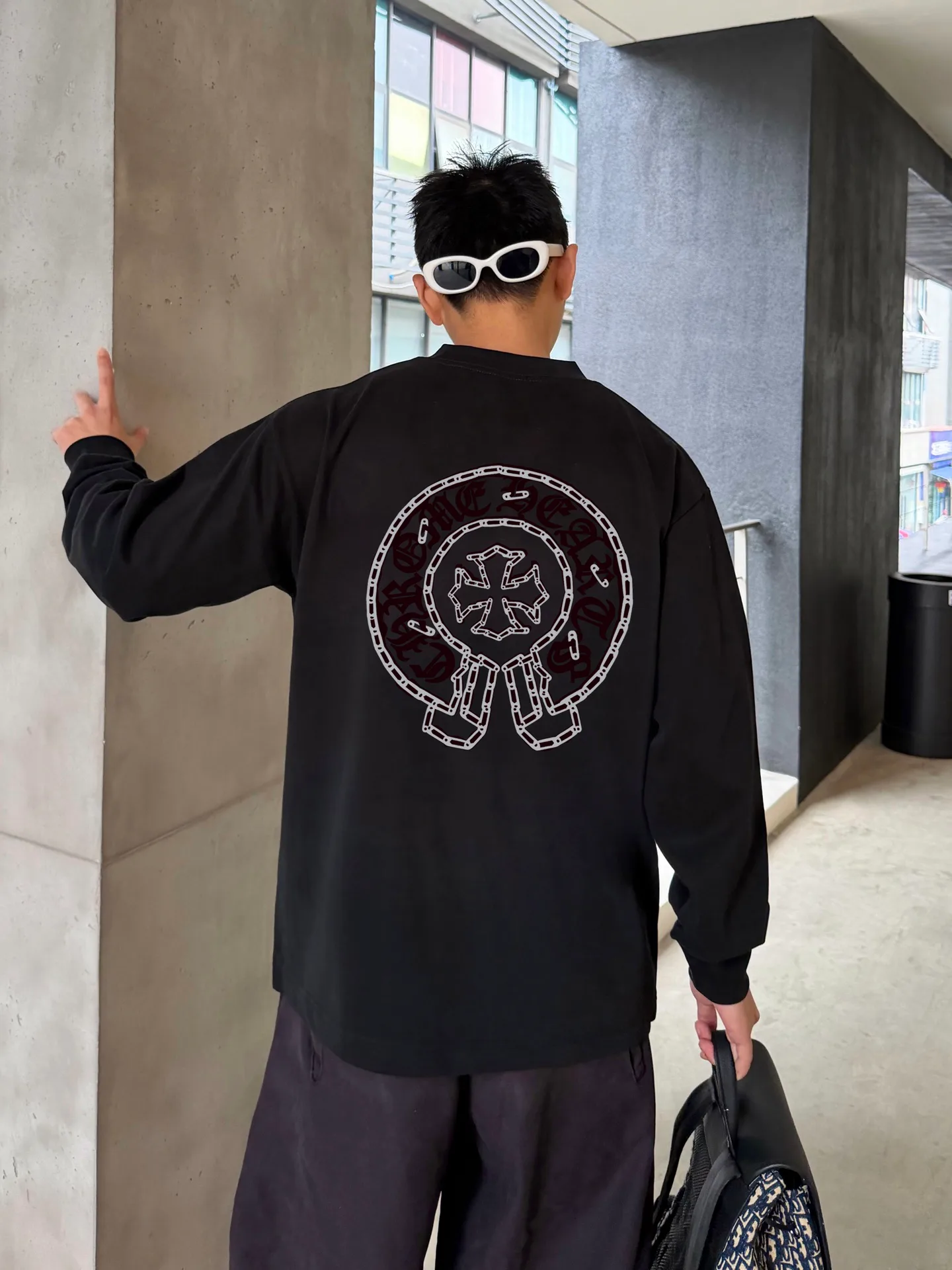 Лонгсливы Мужские Chrome Hearts 792638