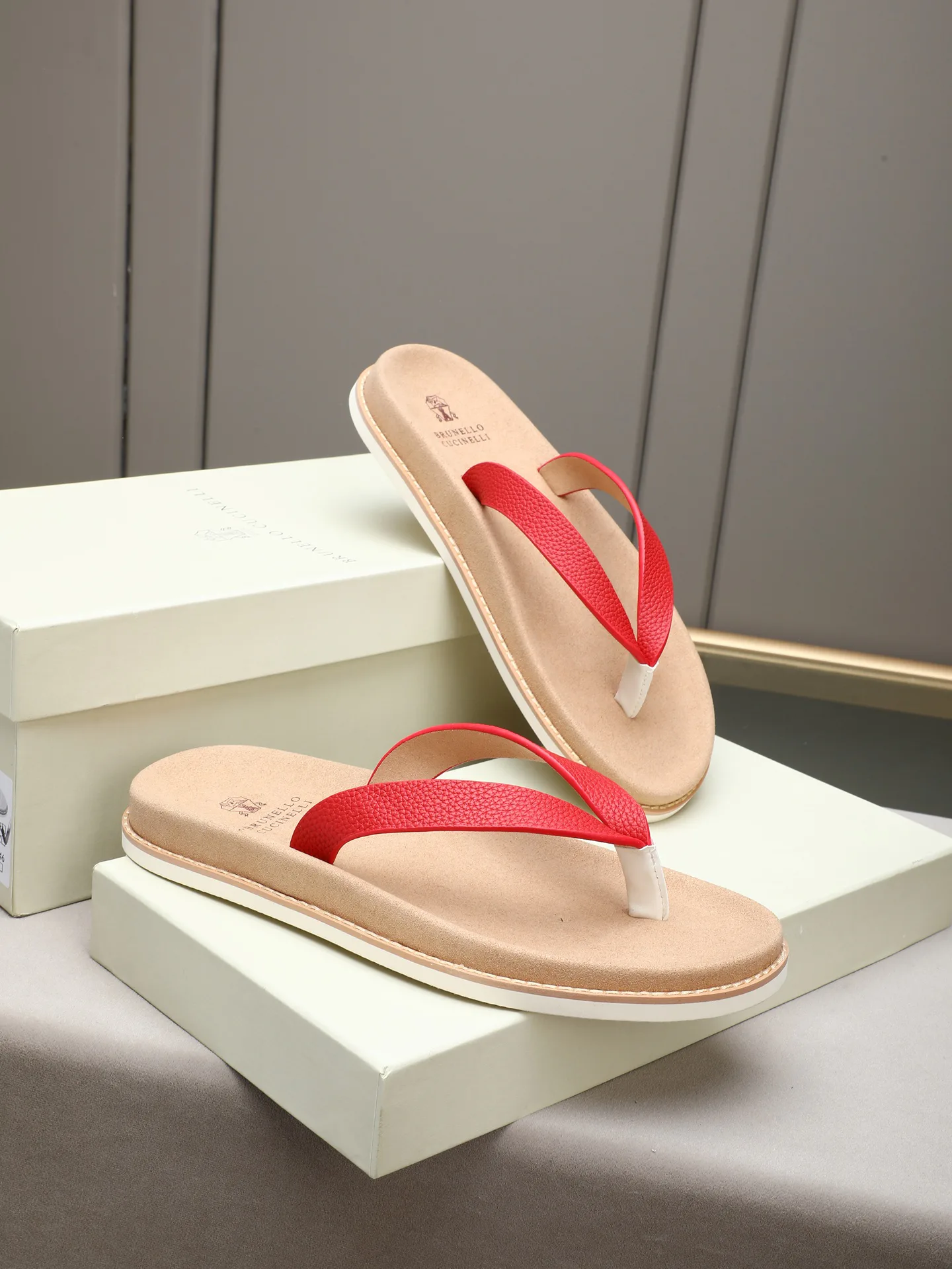 Шлепанцы Мужские Brunello Cucinelli 6062754