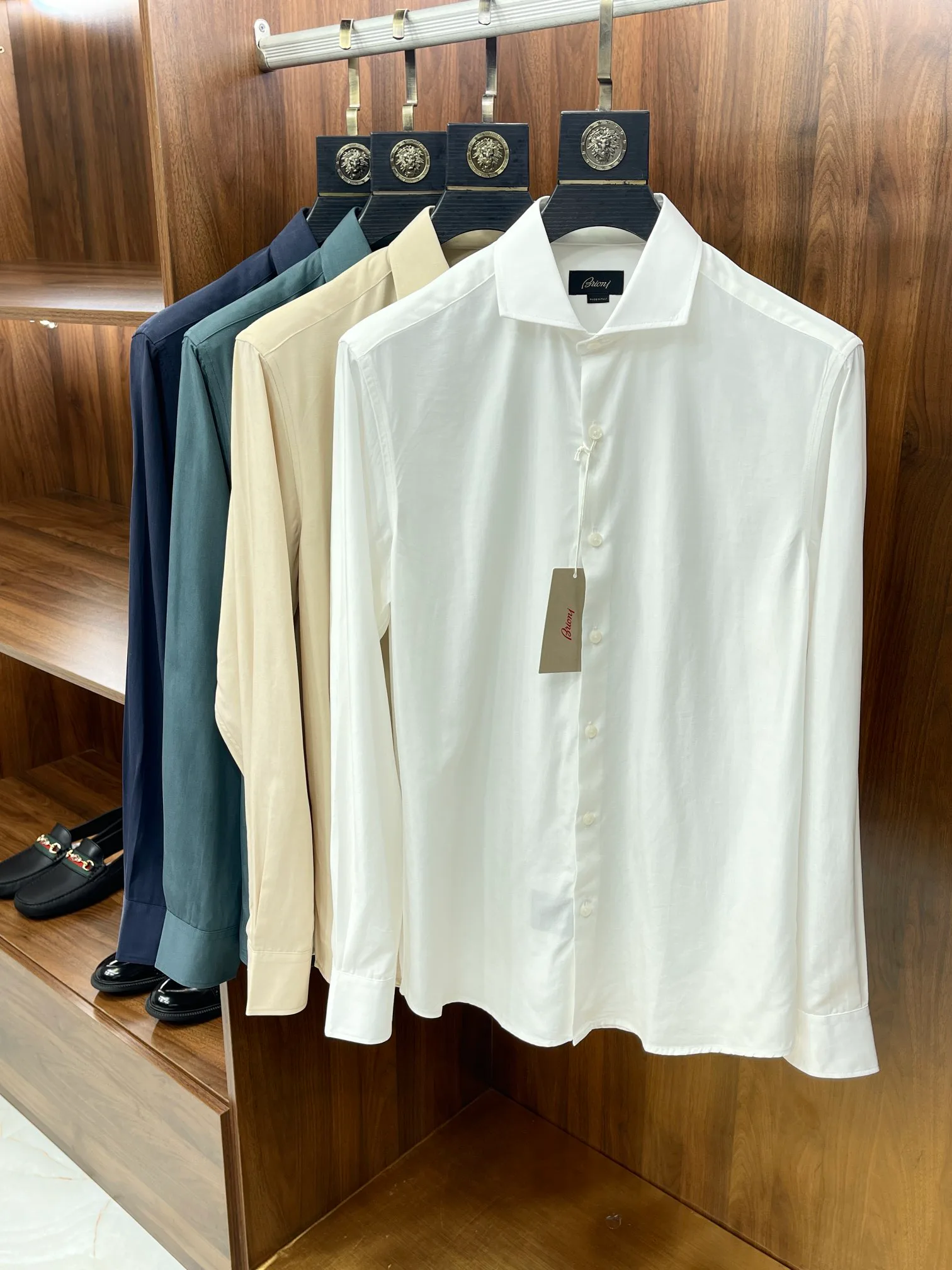 Рубашки Мужские Zegna 12953237