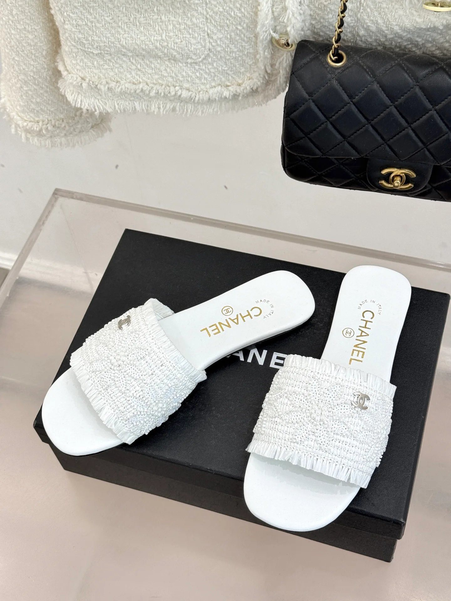 Шлепанцы Женские Chanel 1794984