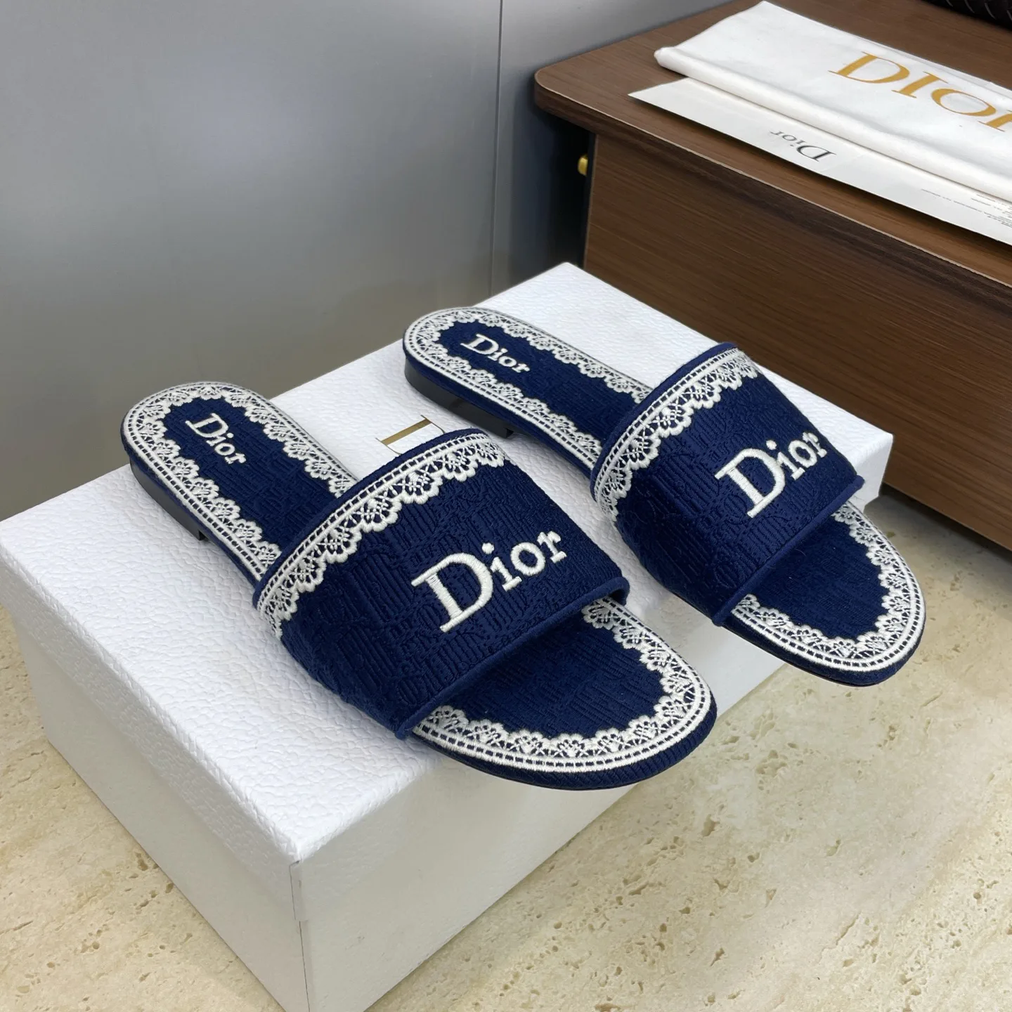 Шлепанцы Женские Christian Dior 1262082