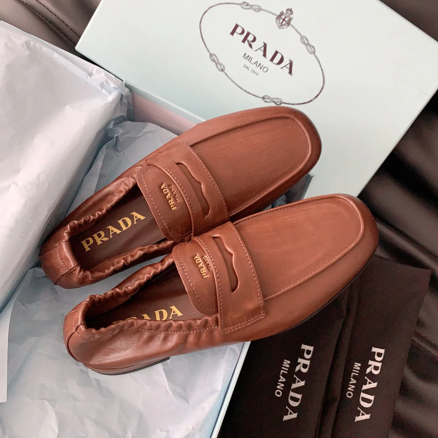 Лоферы И Мокасины Женские Prada 879941