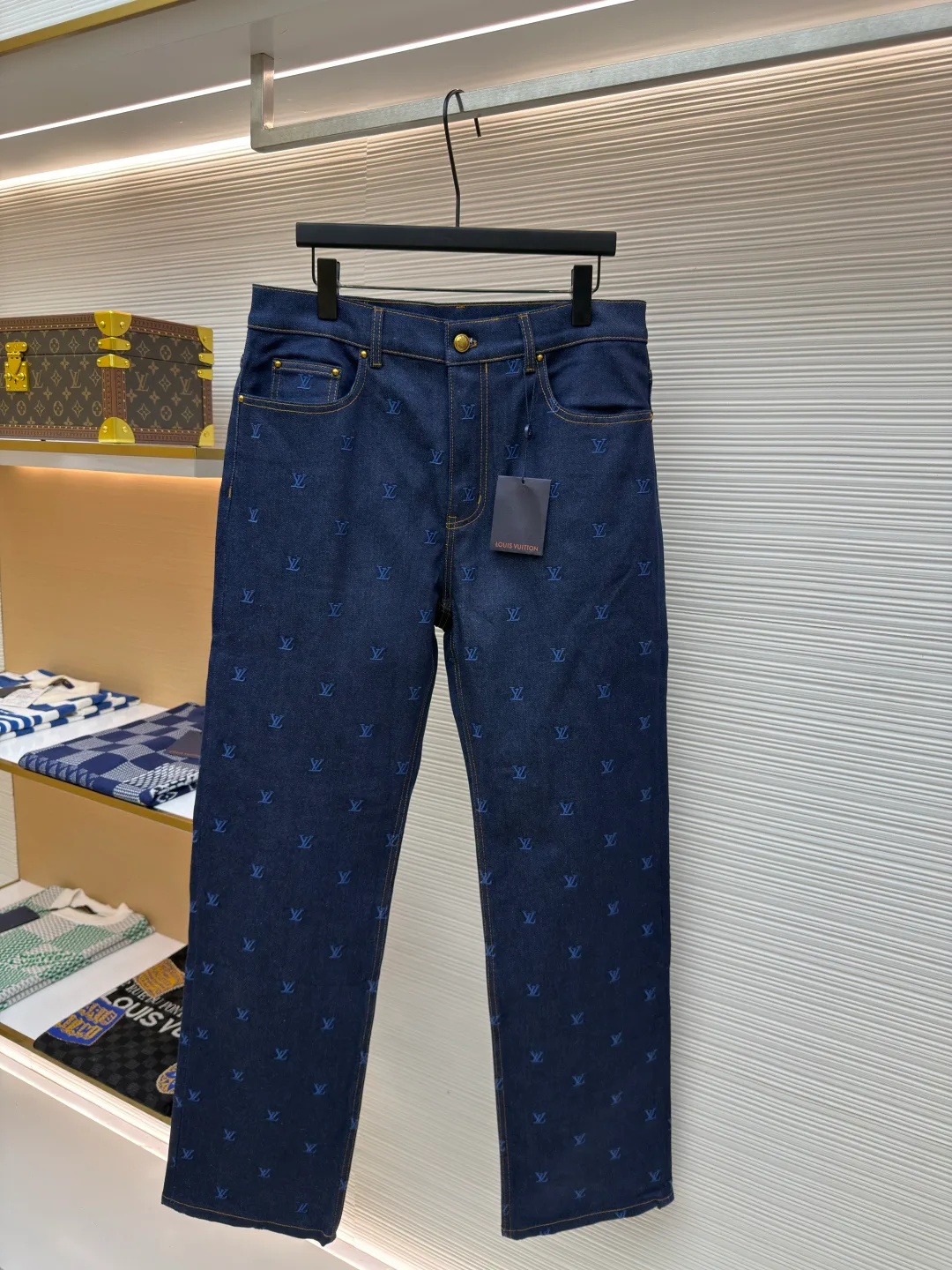 Джинсы Мужские Louis Vuitton 7018636