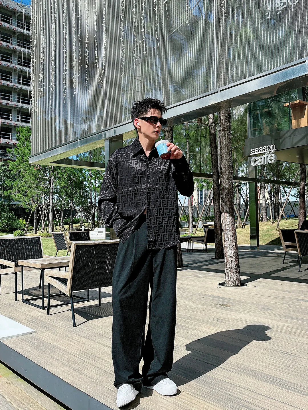Рубашки Мужские Fendi 18097645