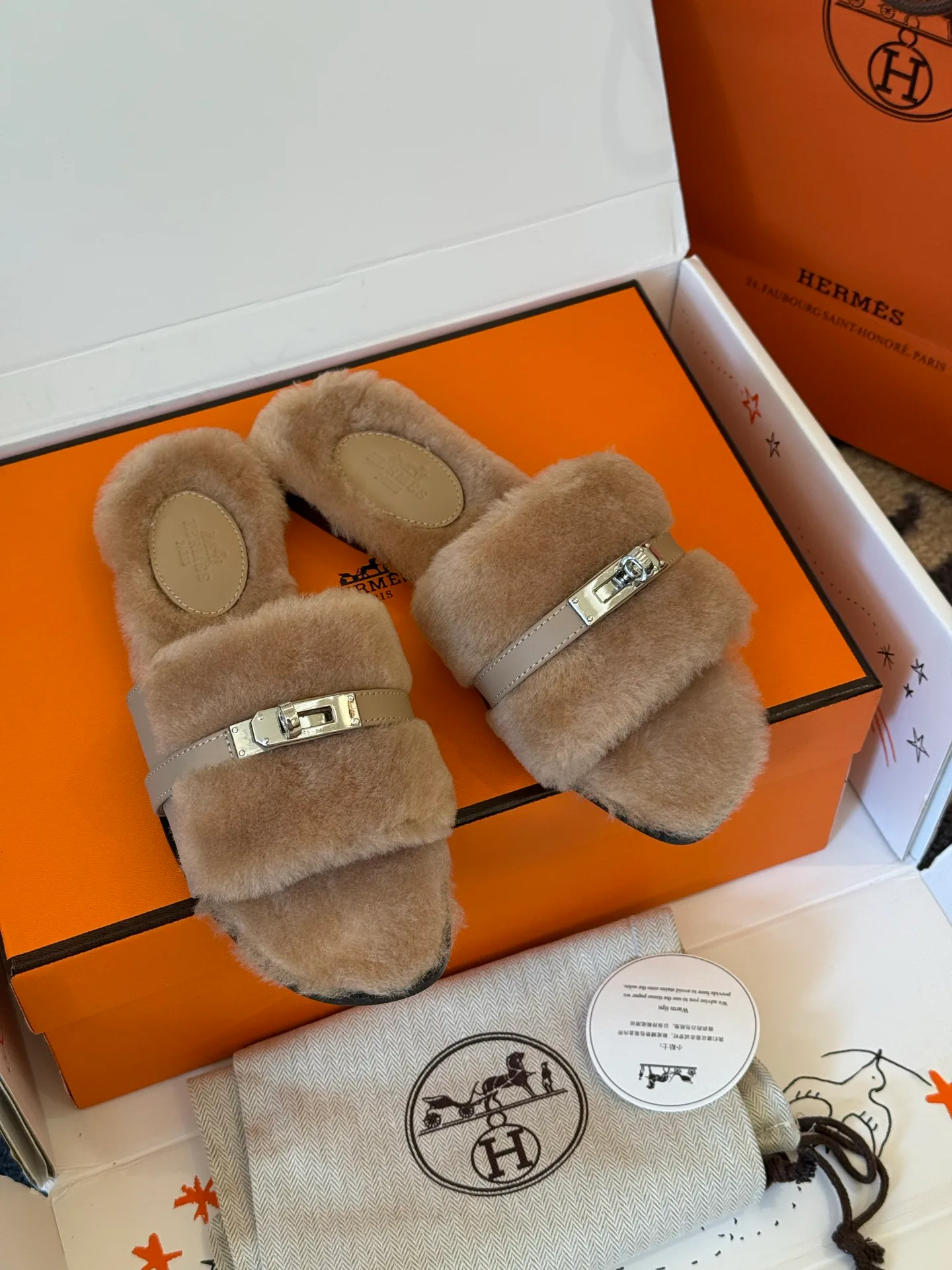 Тапочки Женские Hermes 60664