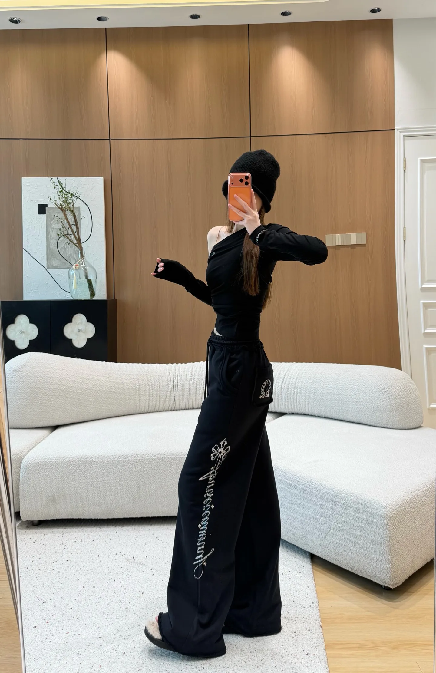 Брюки Женские Chrome Hearts 19588900