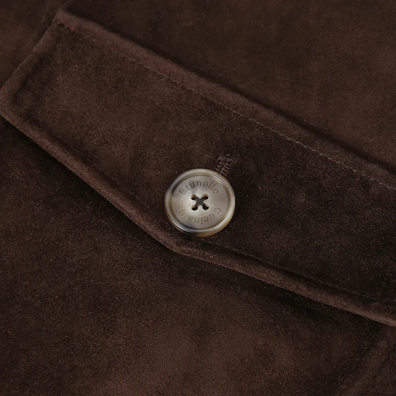 Кожаные Куртки И Дублёнки Мужские Brunello Cucinelli 12501001