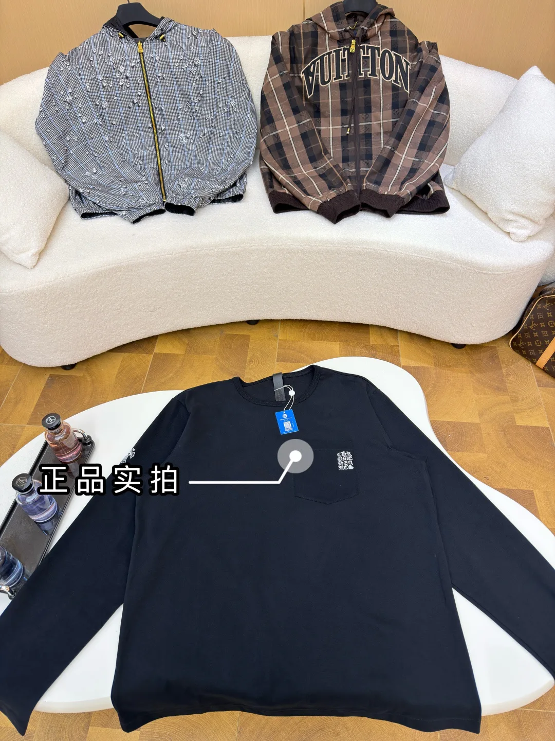 Лонгсливы Мужские Chrome Hearts 9854088