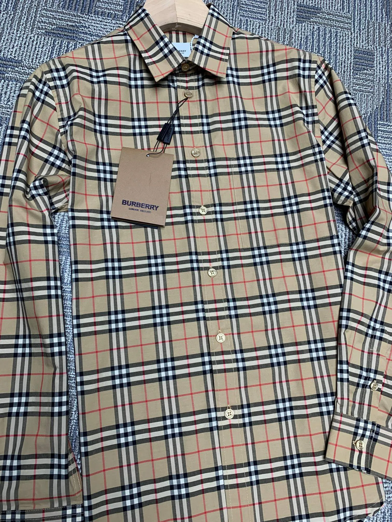 Рубашки Мужские Burberry 17967408