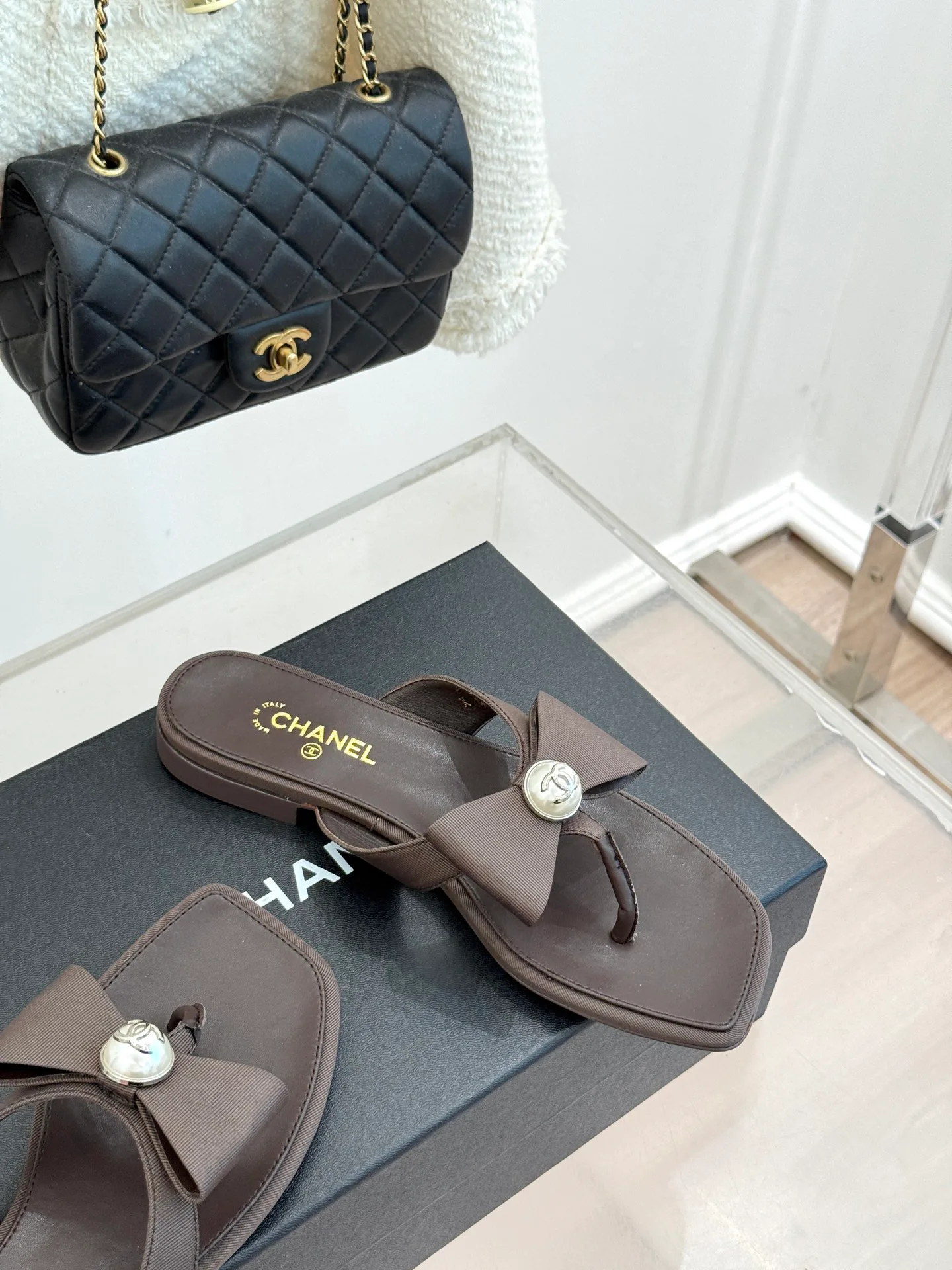 Шлепанцы Женские Chanel 16965751