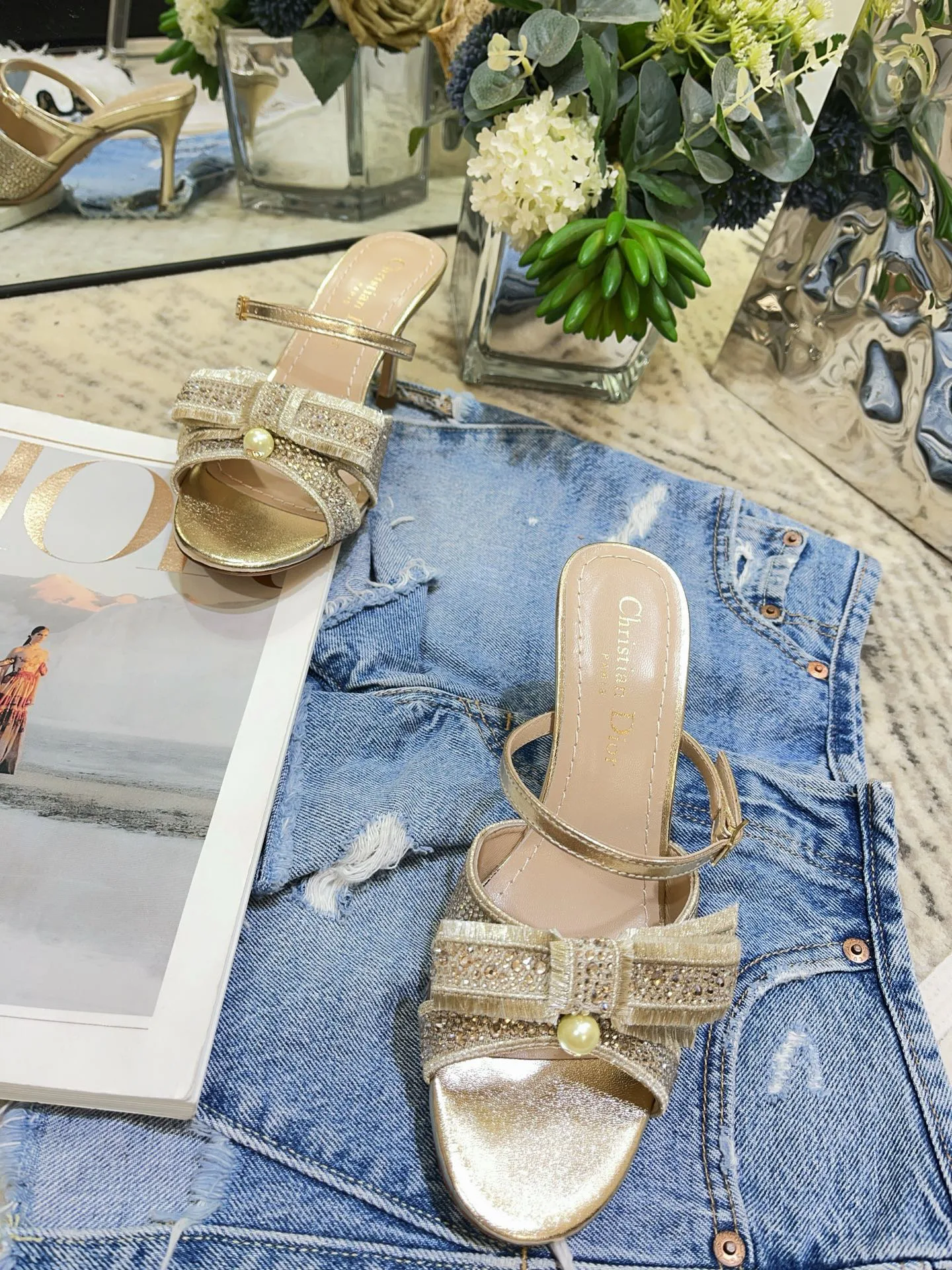 Босоножки Женские Christian Dior 86440