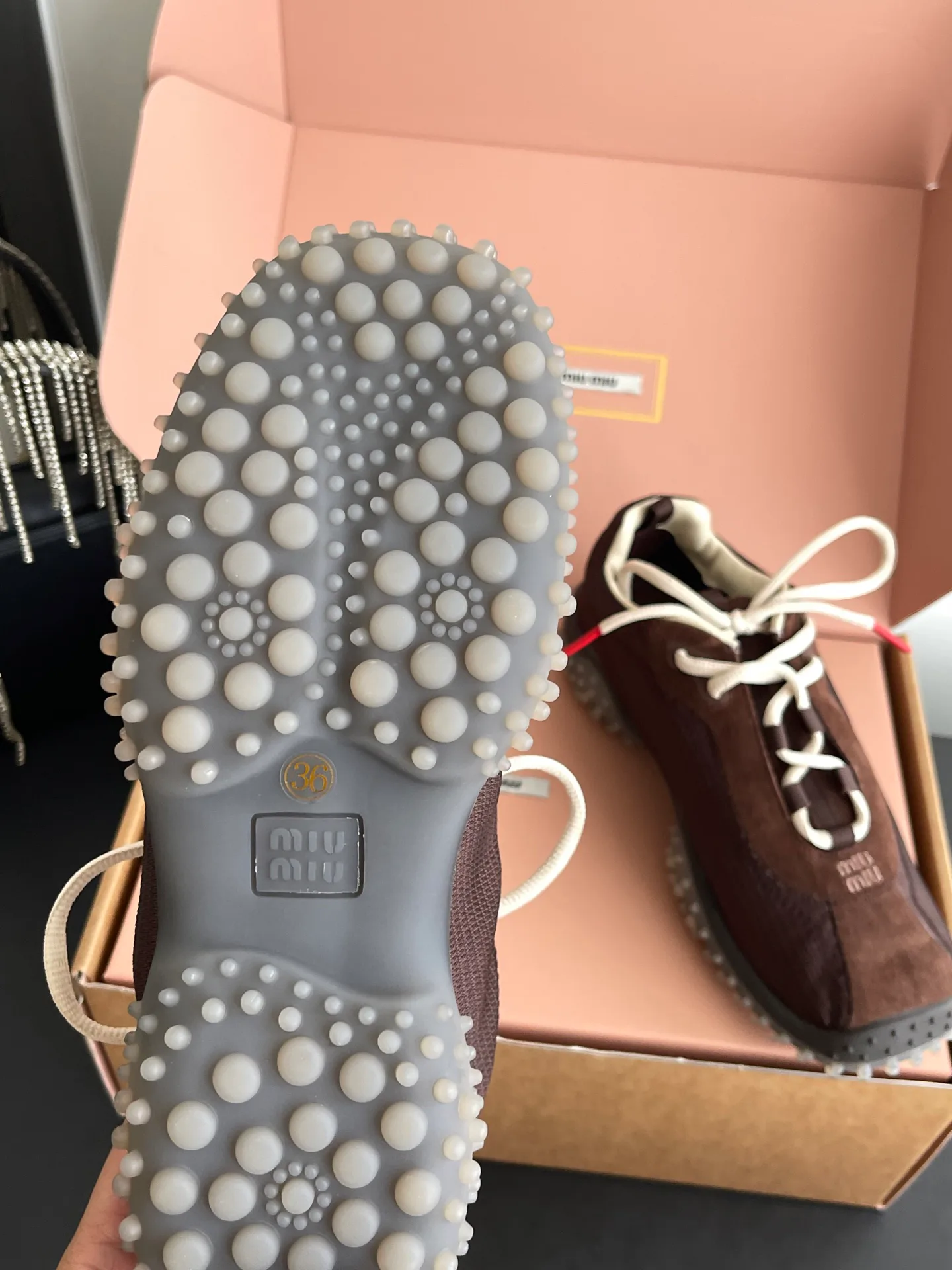 Кроссовки Женские Miu Miu 17554333
