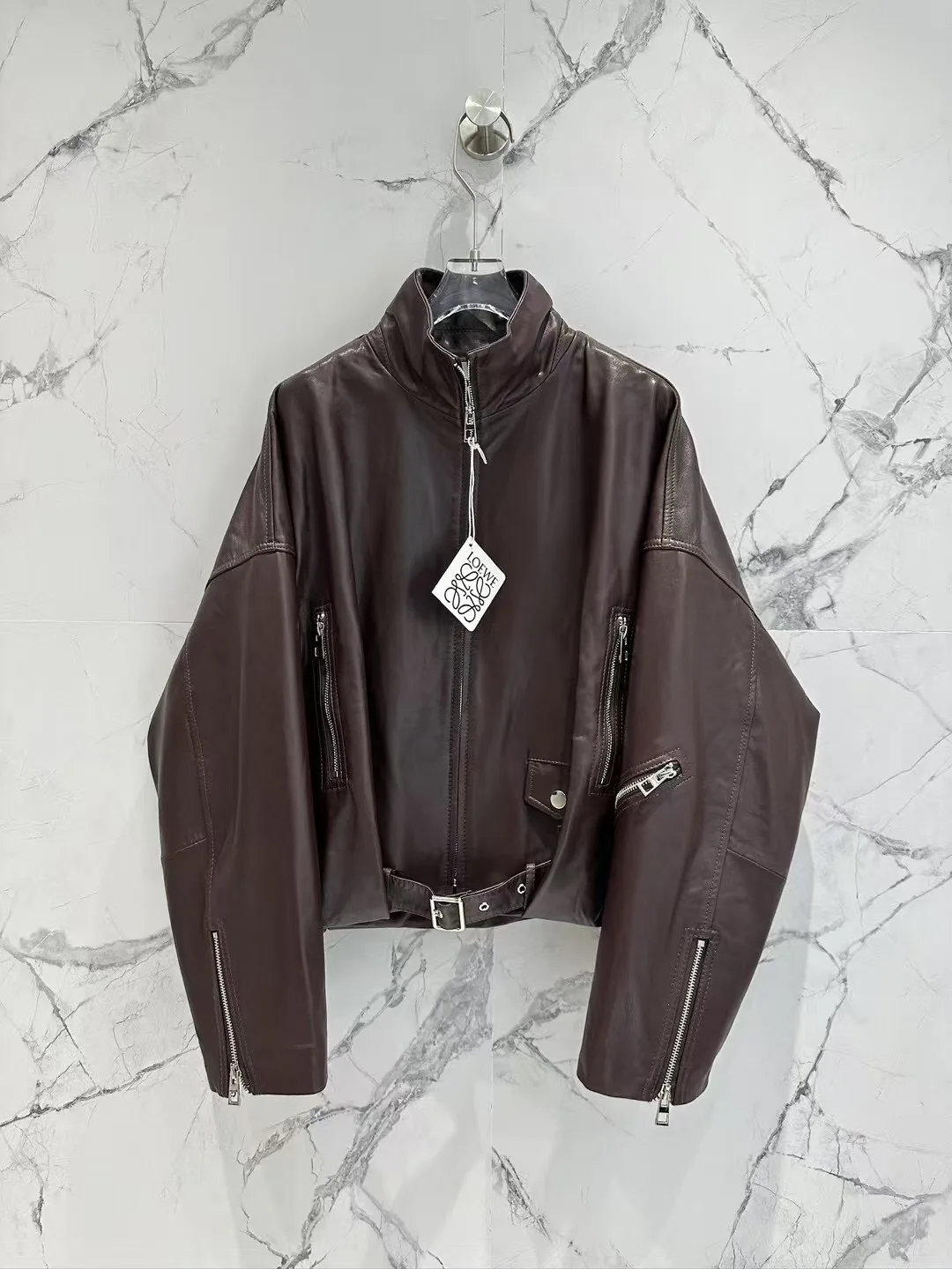 Кожаные Куртки И Дублёнки Женские Loewe 12717849