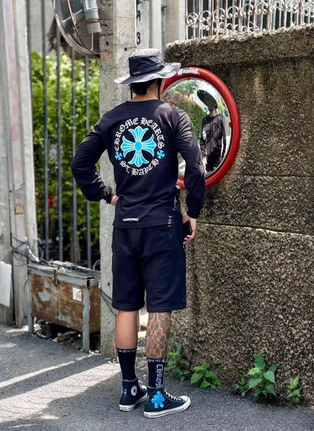 Лонгсливы Мужские Chrome Hearts 11399356