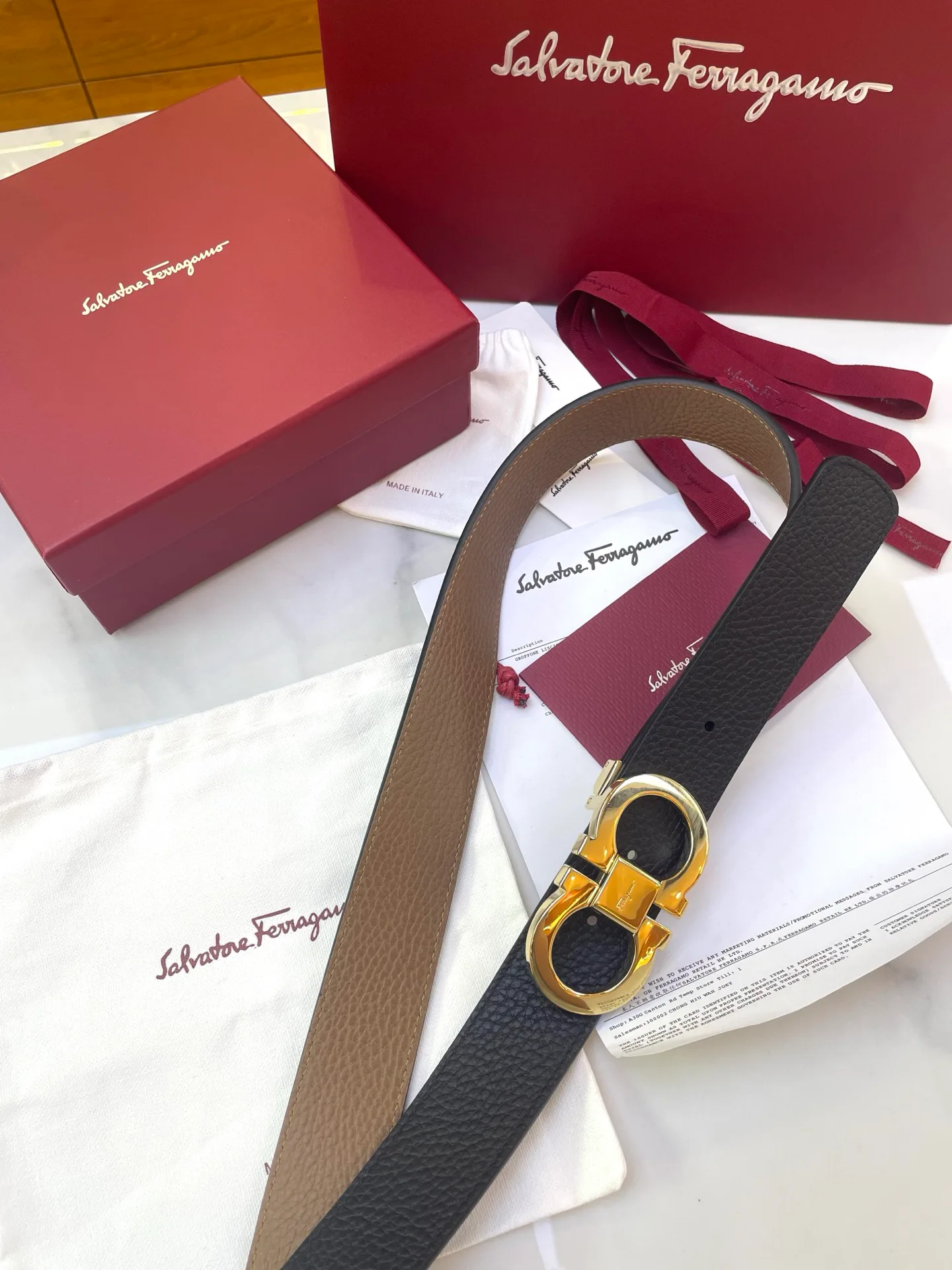 Ремни Salvatore Ferragamo 11576109