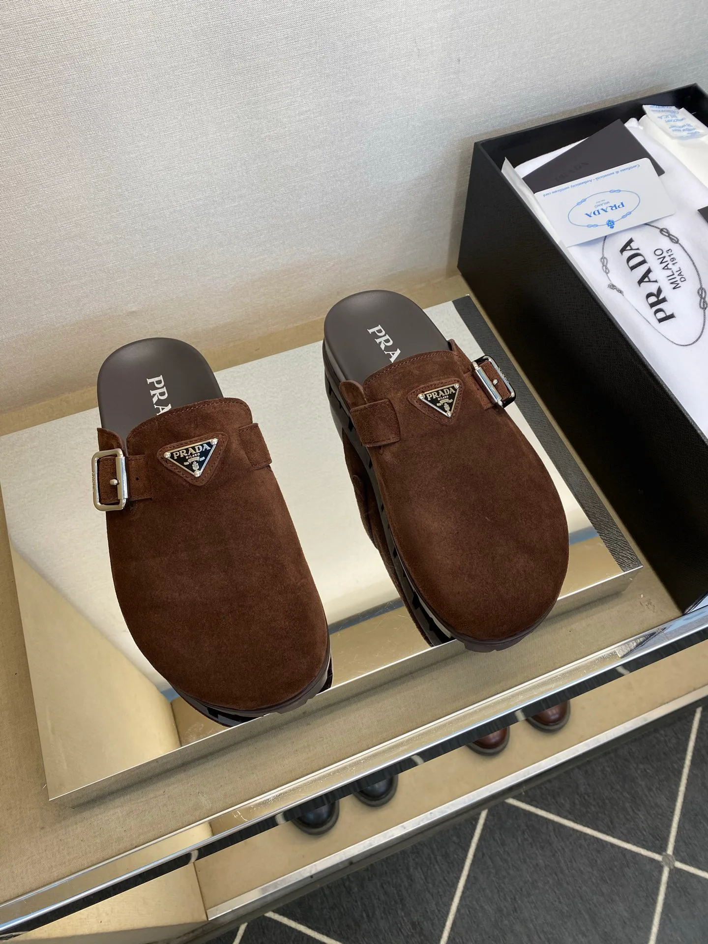 Мюли И Сабо Мужские Prada 15326400
