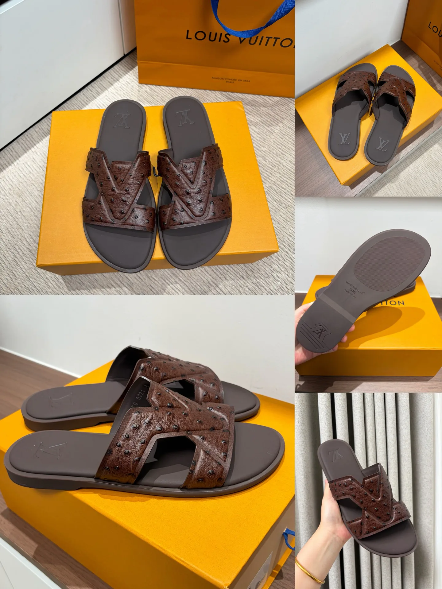 Шлепанцы Мужские Louis Vuitton 12826634