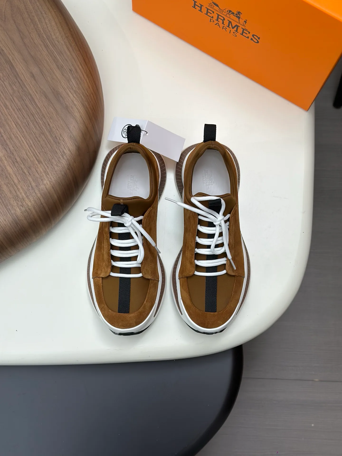 Кроссовки Мужские Hermes 1193024