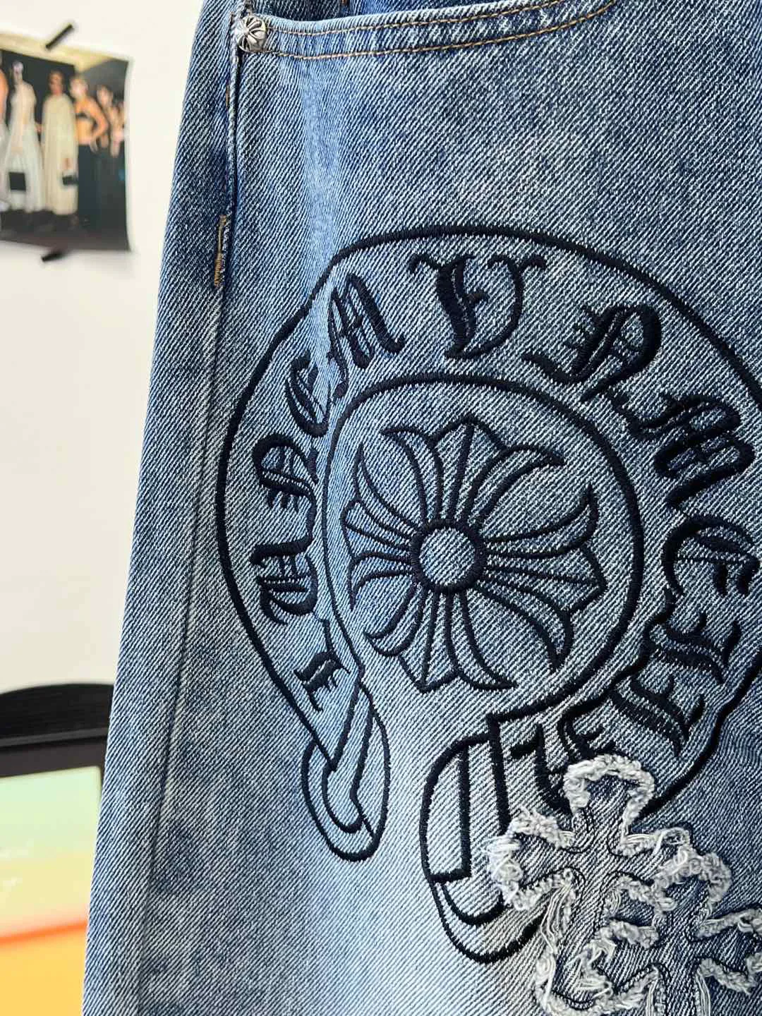 Джинсы Женские Chrome Hearts 11698020