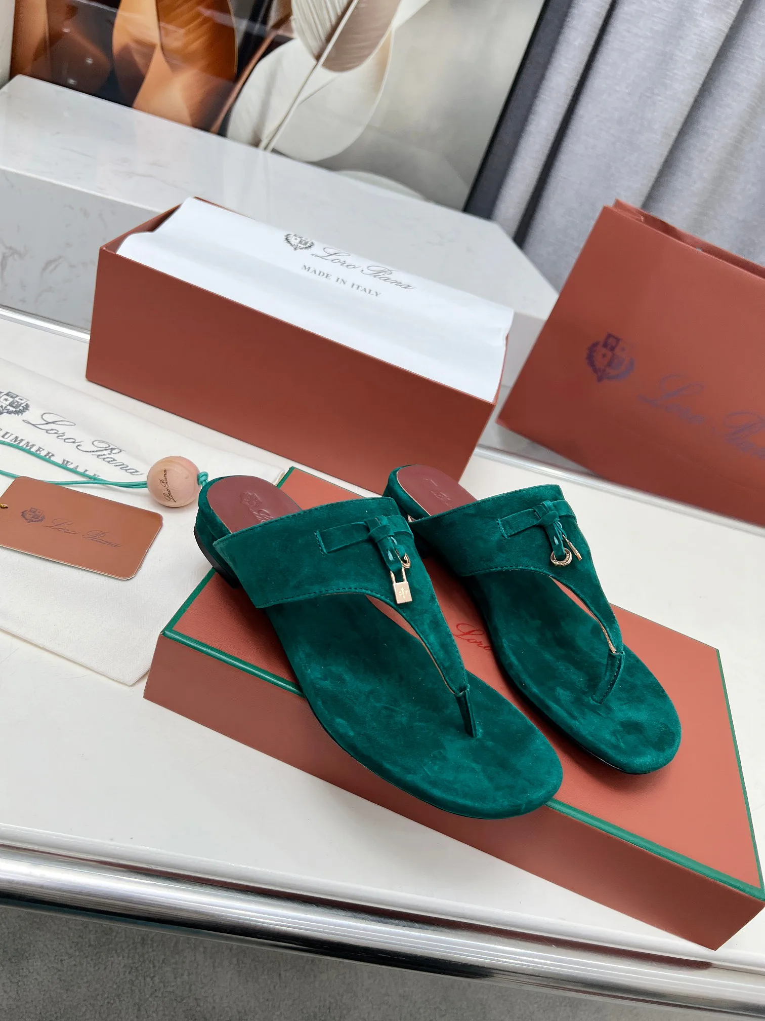 Шлепанцы Женские Loro Piana 35866