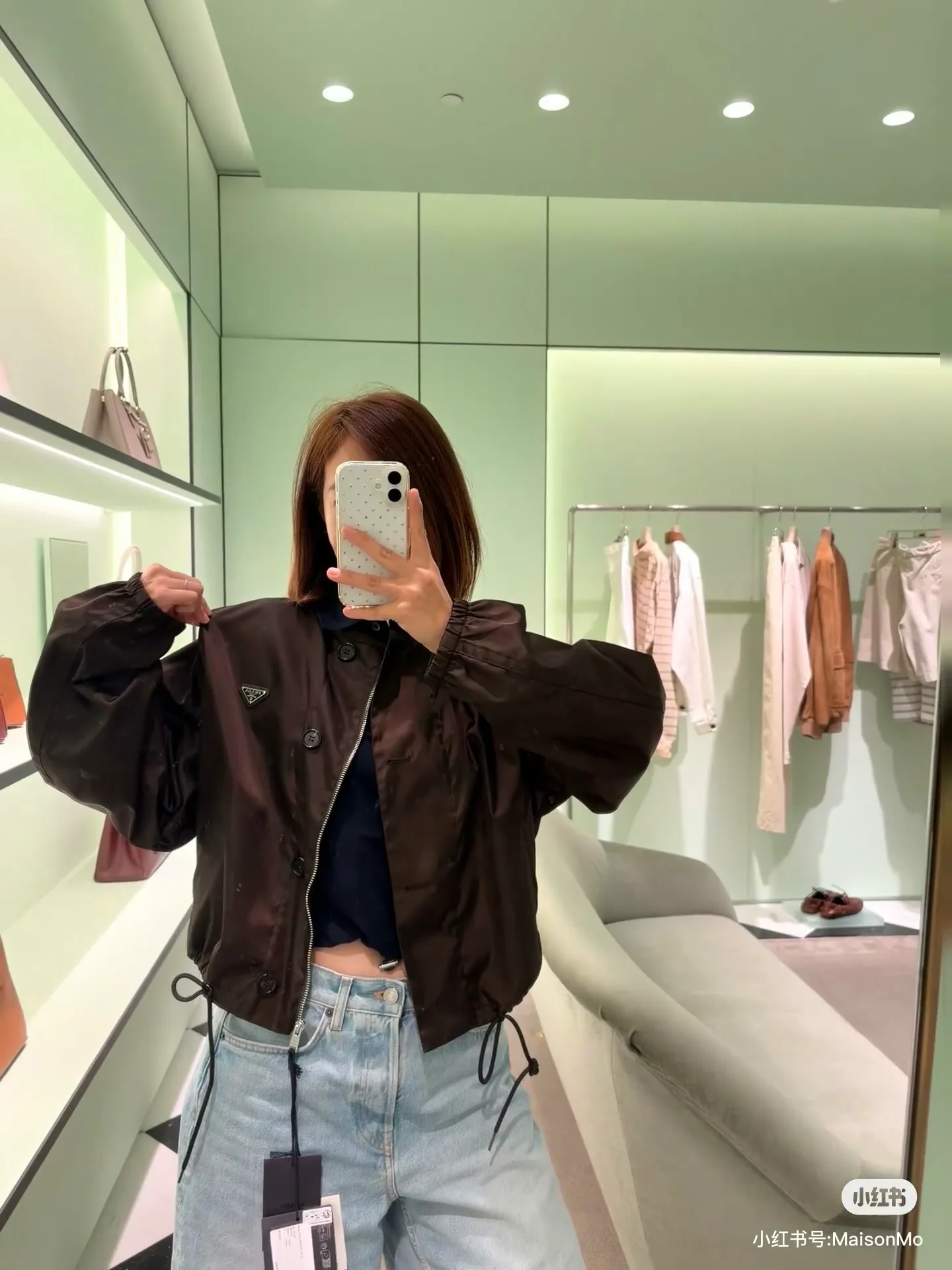 Куртки И Пуховики Женские Prada 18219992