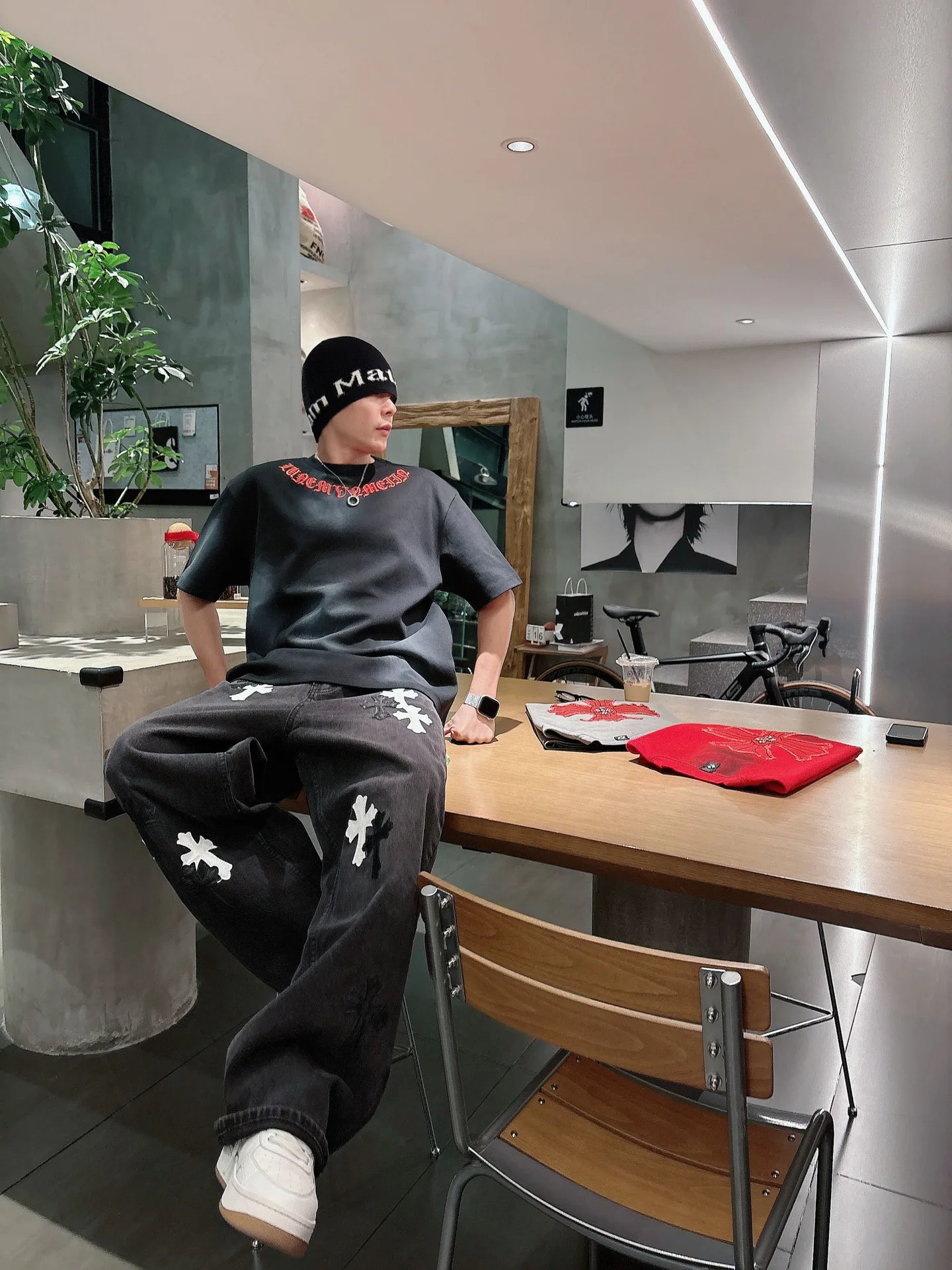 Футболки Мужские Chrome Hearts 787614