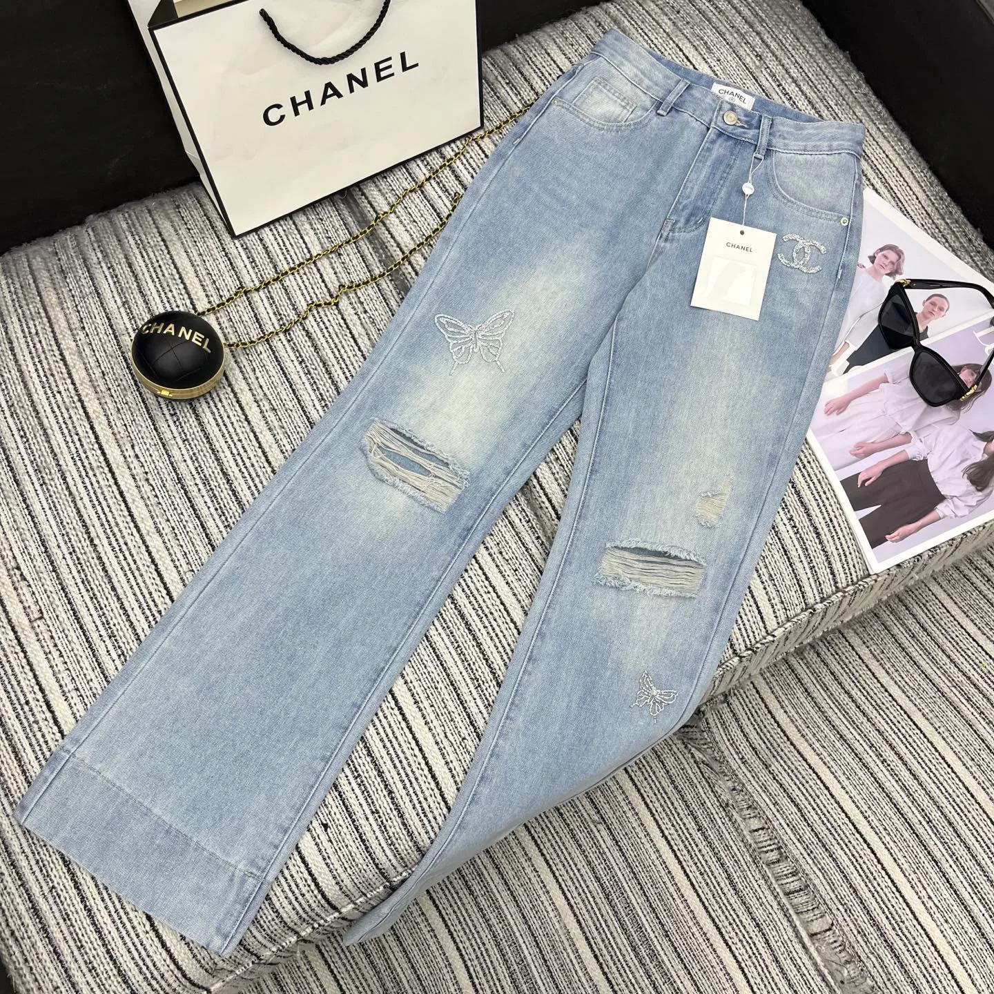 Джинсы Женские Chanel 20339