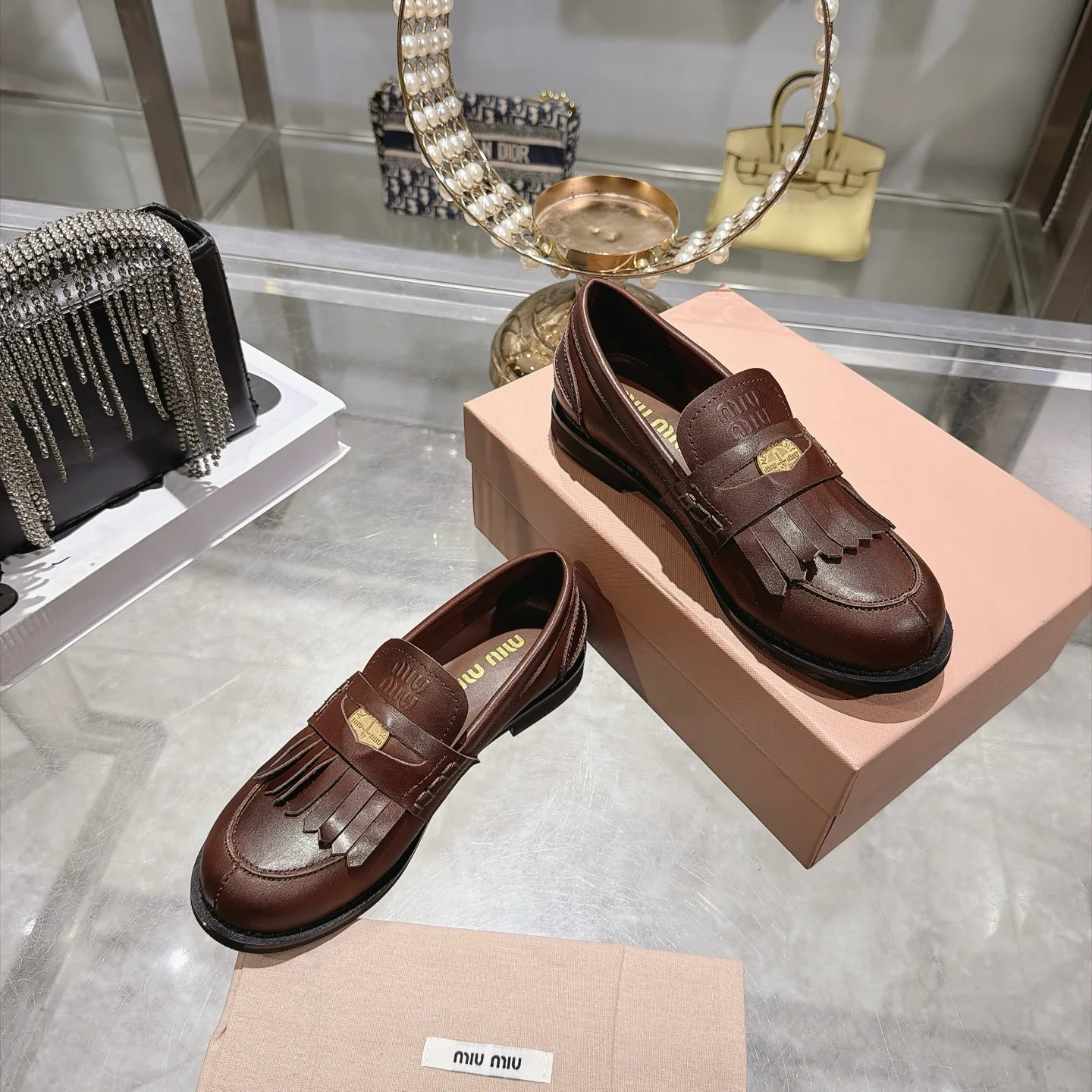 Лоферы И Мокасины Женские Miu Miu 18366849