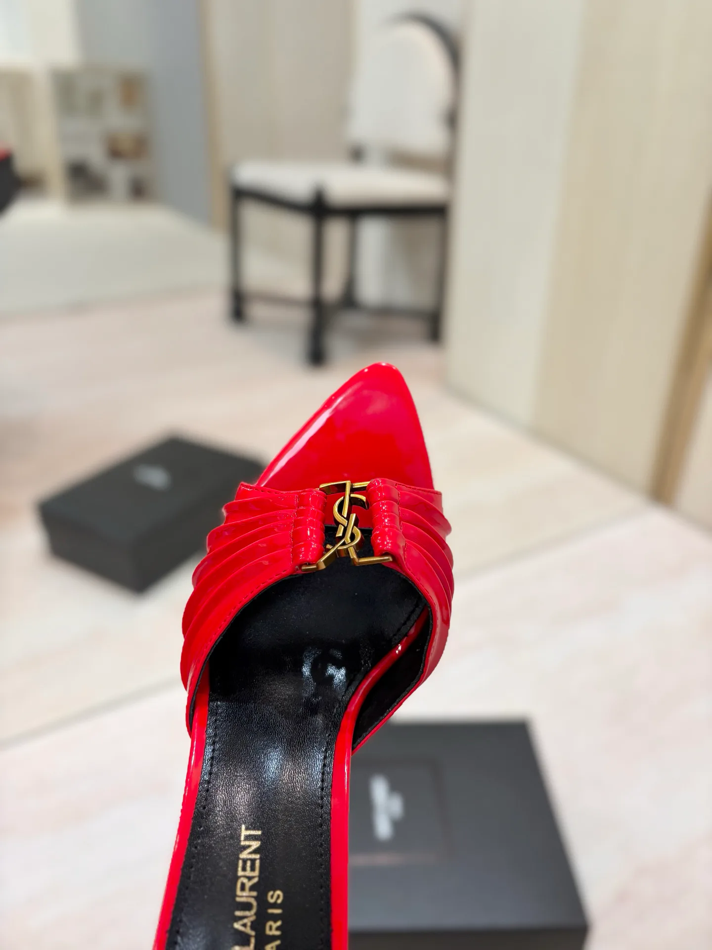 Босоножки Женские Saint Laurent 17476093