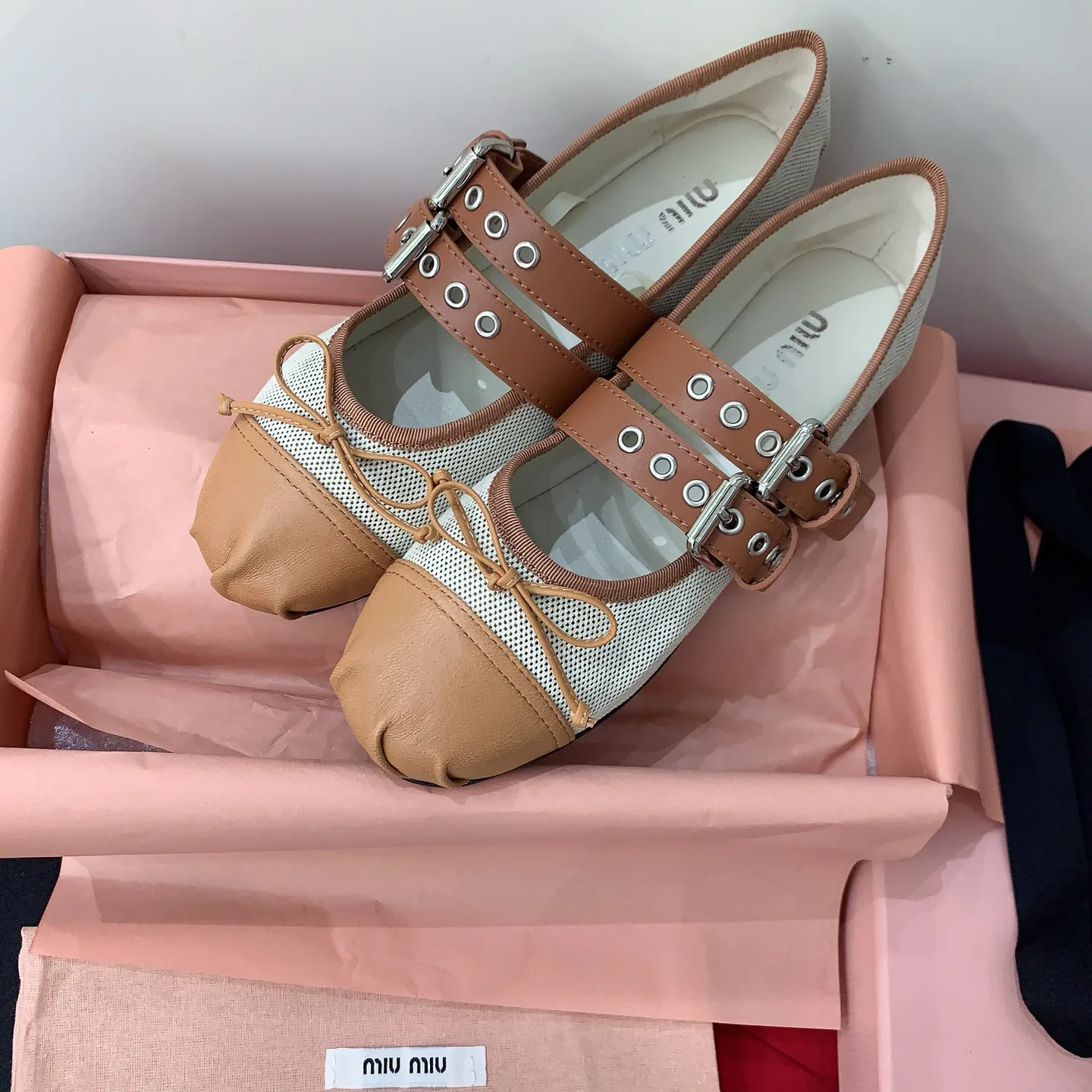 Балетки Женские Miu Miu 12696590