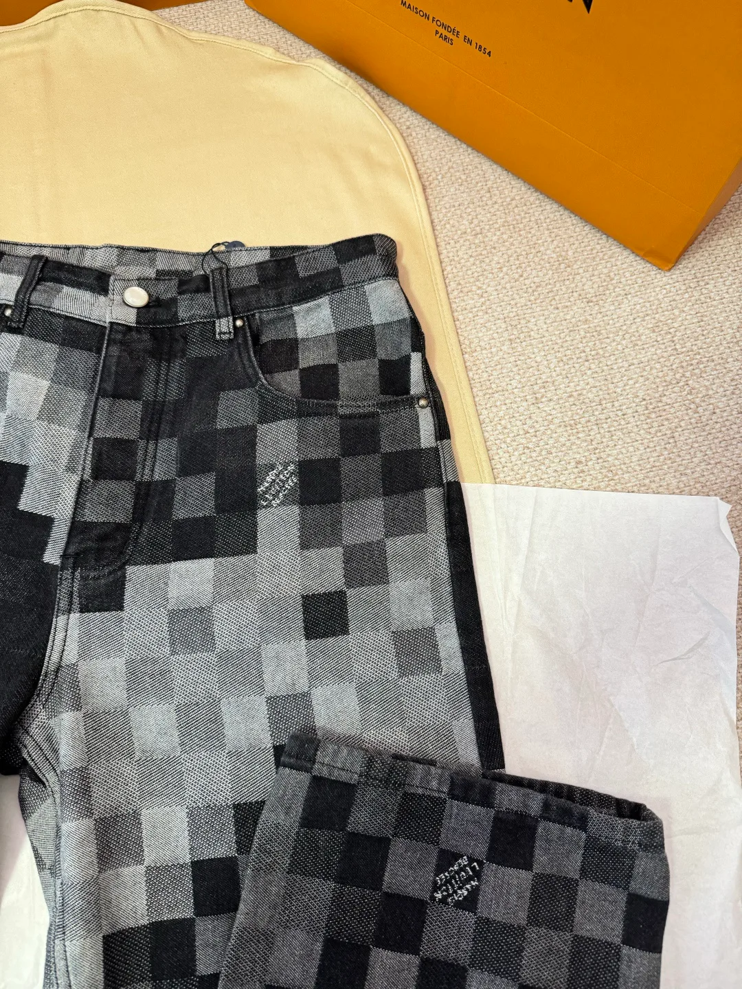 Джинсы Мужские Louis Vuitton 1624768