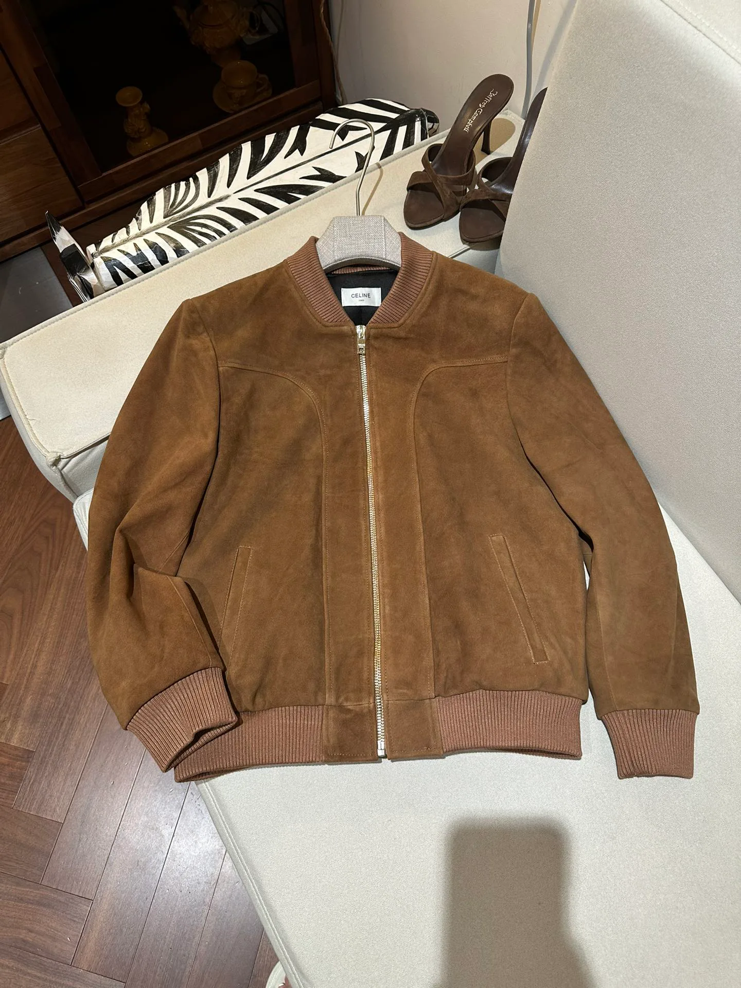 Кожаные Куртки И Дублёнки Женские Celine 13108251