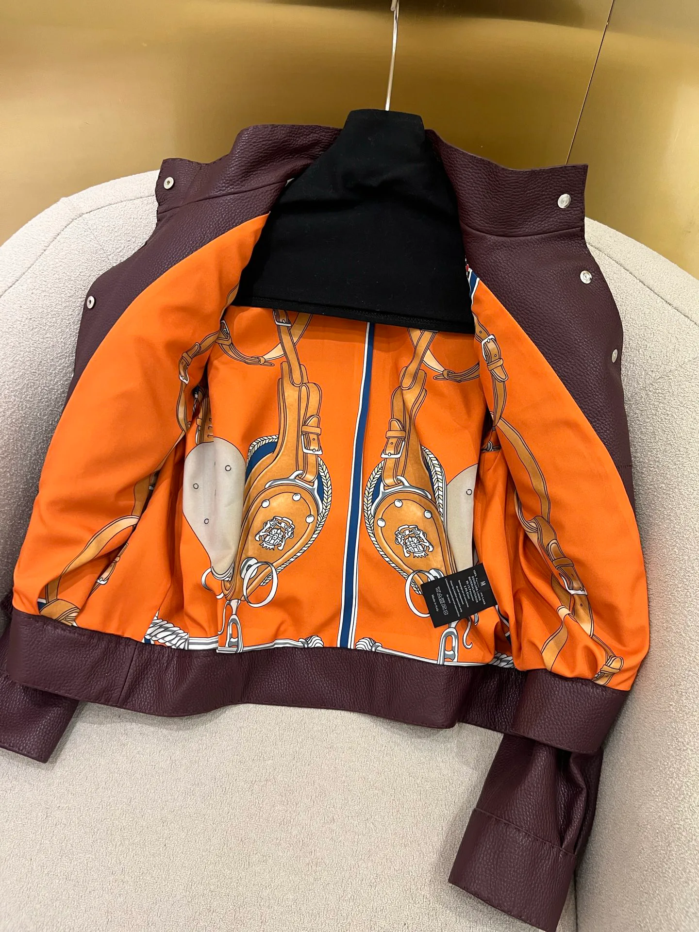 Кожаные Куртки И Дублёнки Женские Hermes 11491546