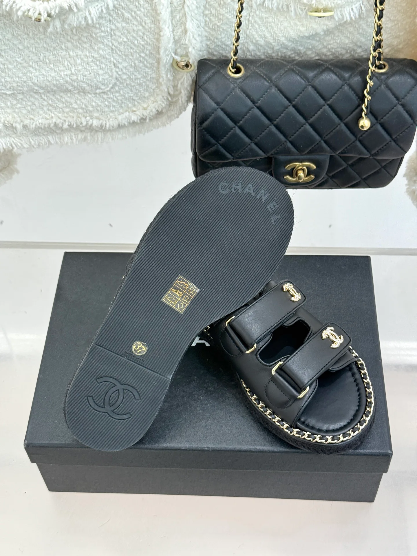 Шлепанцы Женские Chanel 1885758