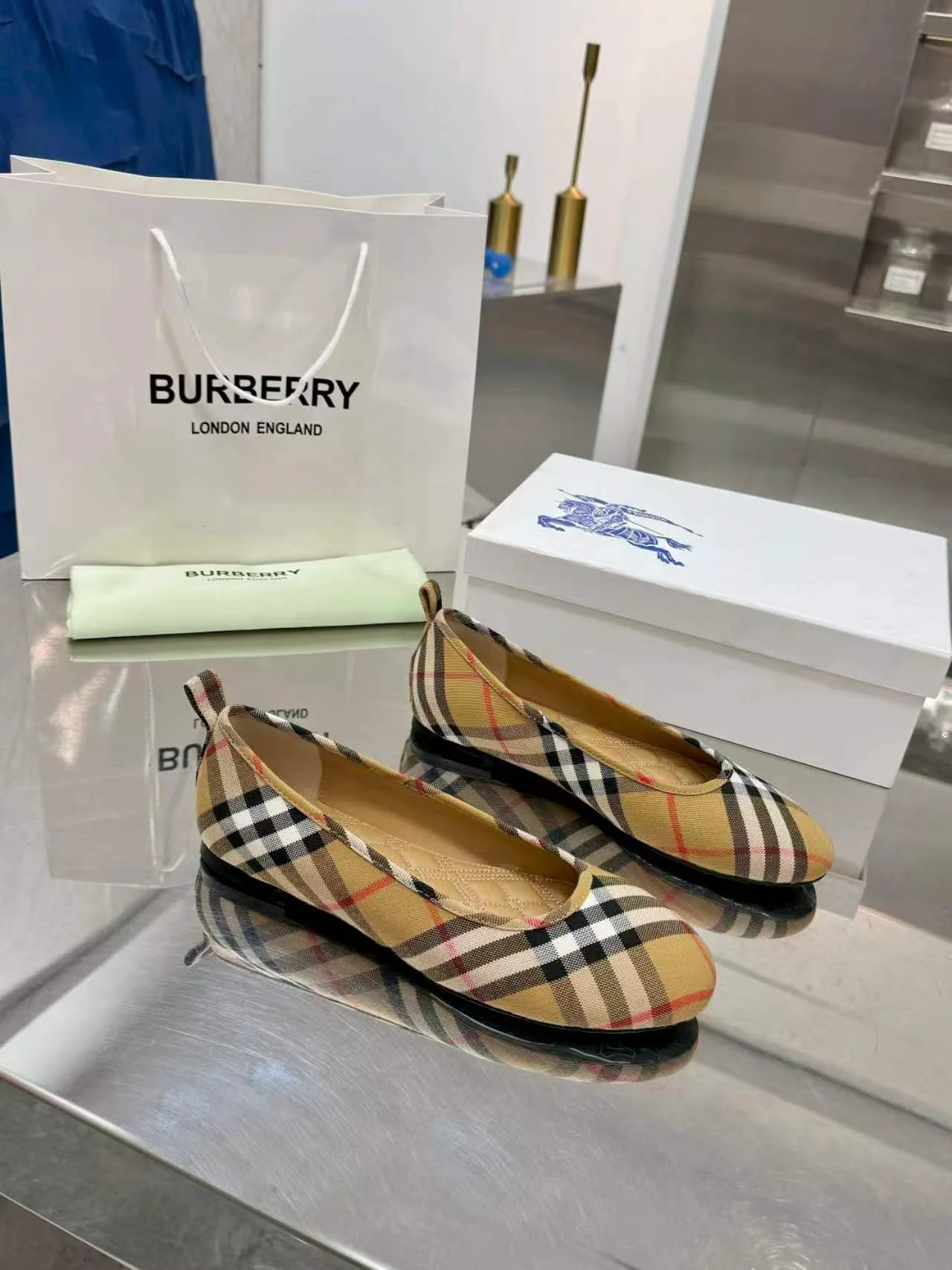 Балетки Женские Burberry 17411401