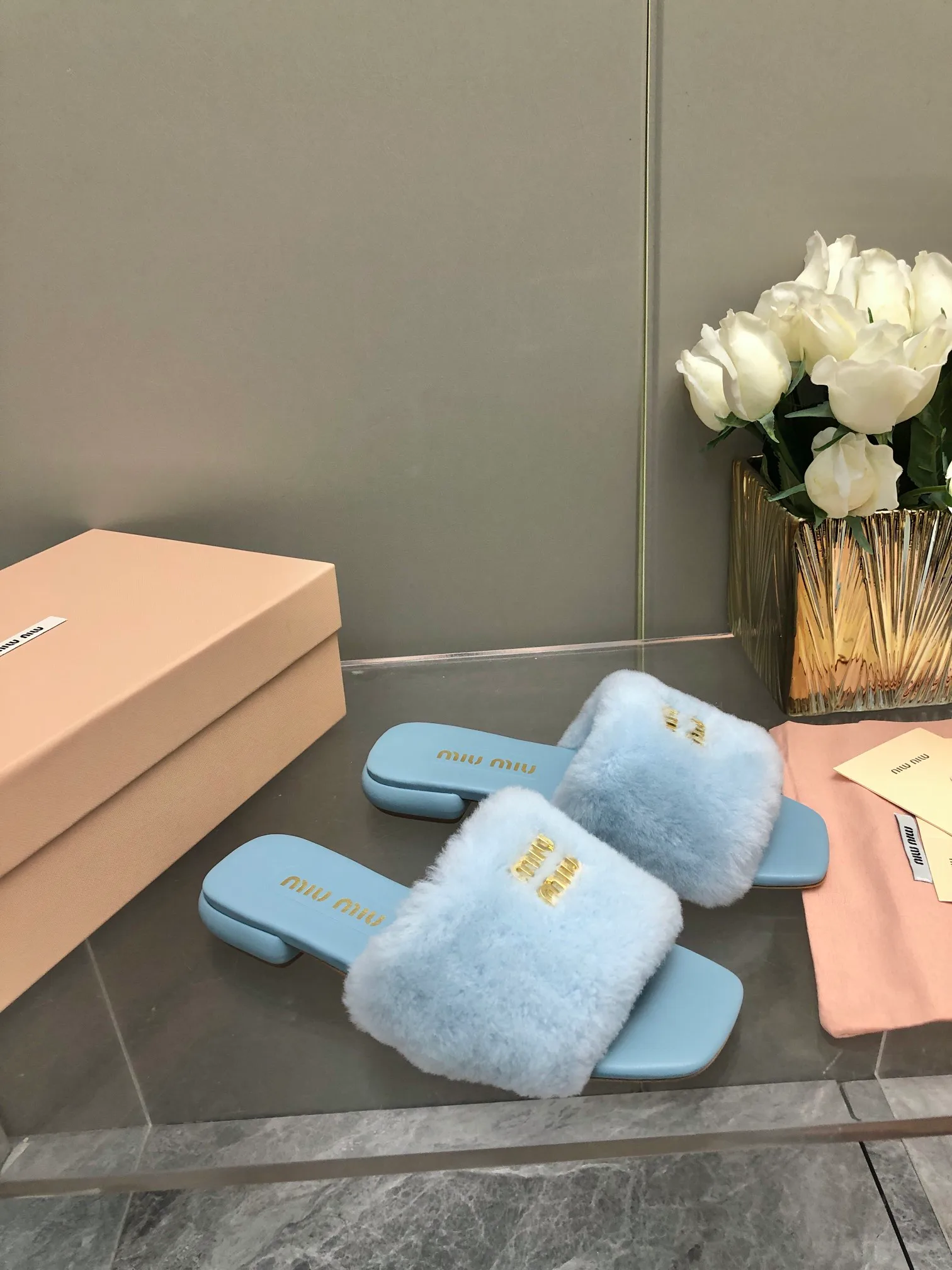Тапочки Женские Miu Miu 18005815