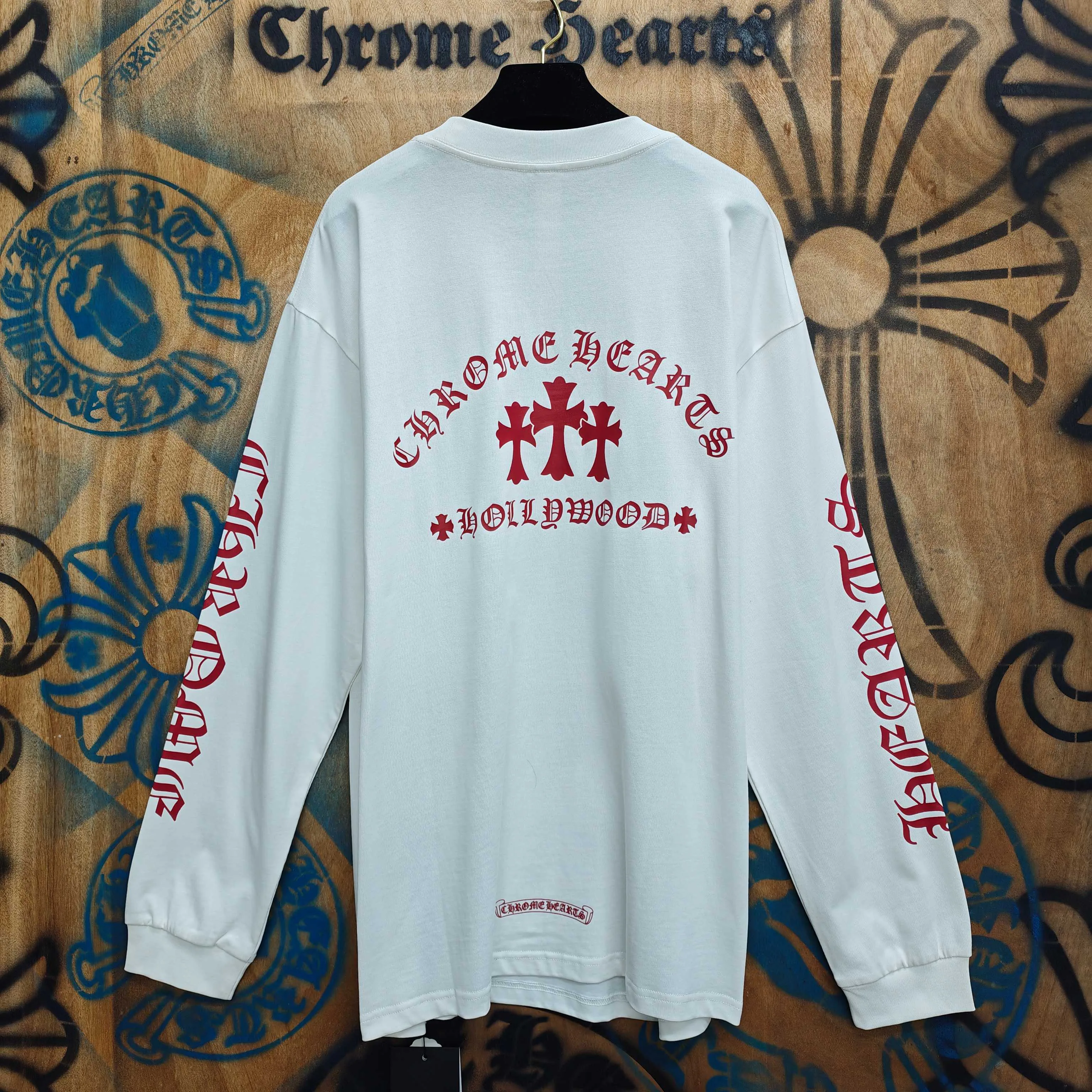 Лонгсливы Мужские Chrome Hearts 11808759