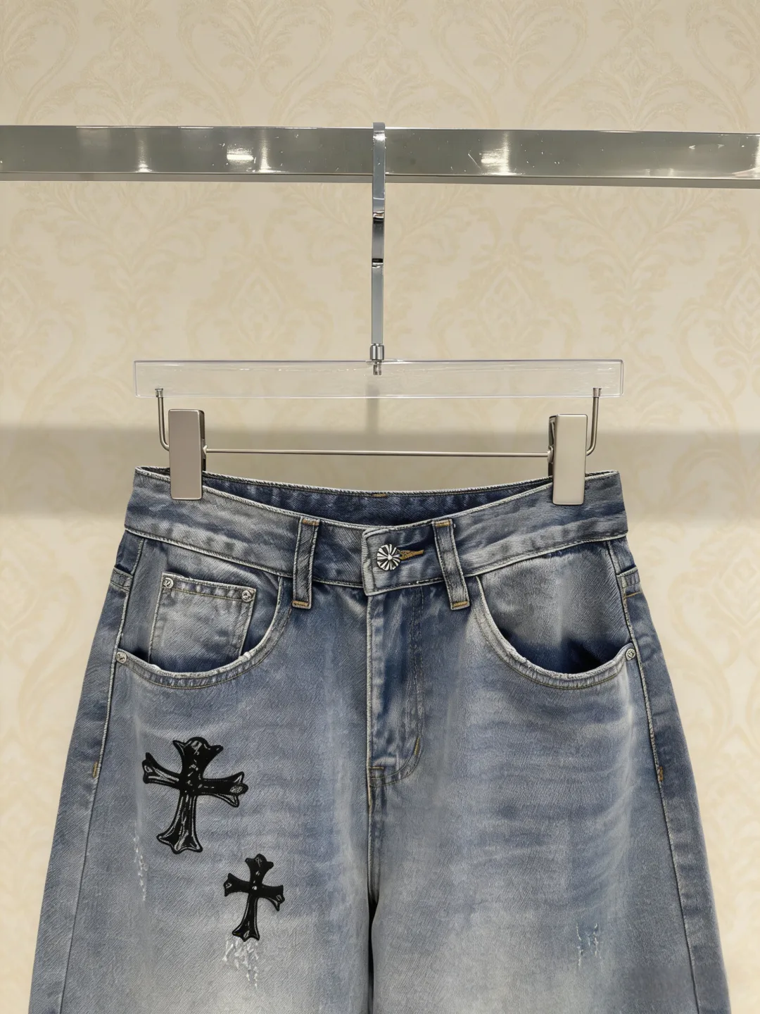 Джинсы Женские Chrome Hearts 11550095