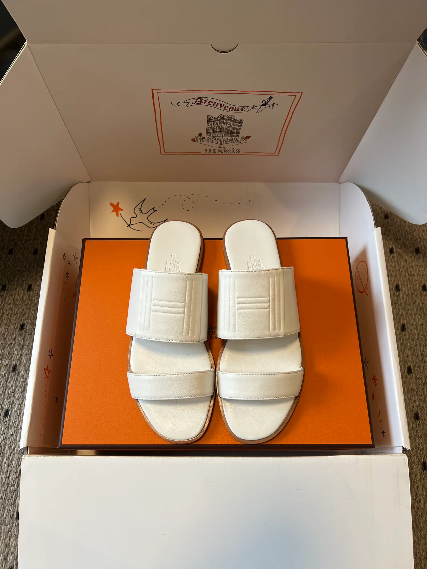Шлепанцы Женские Hermes 10209592