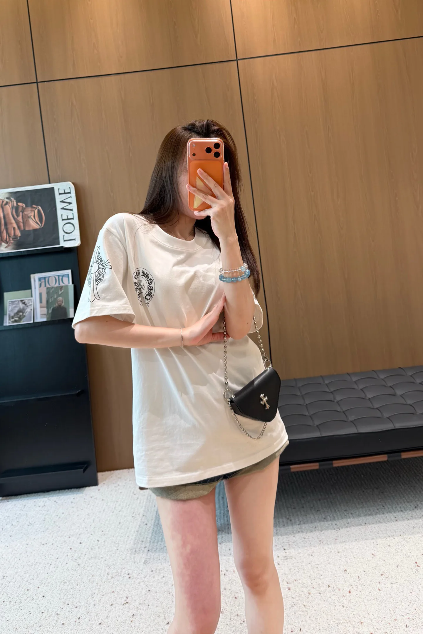 Футболки Женские Chrome Hearts 4906621