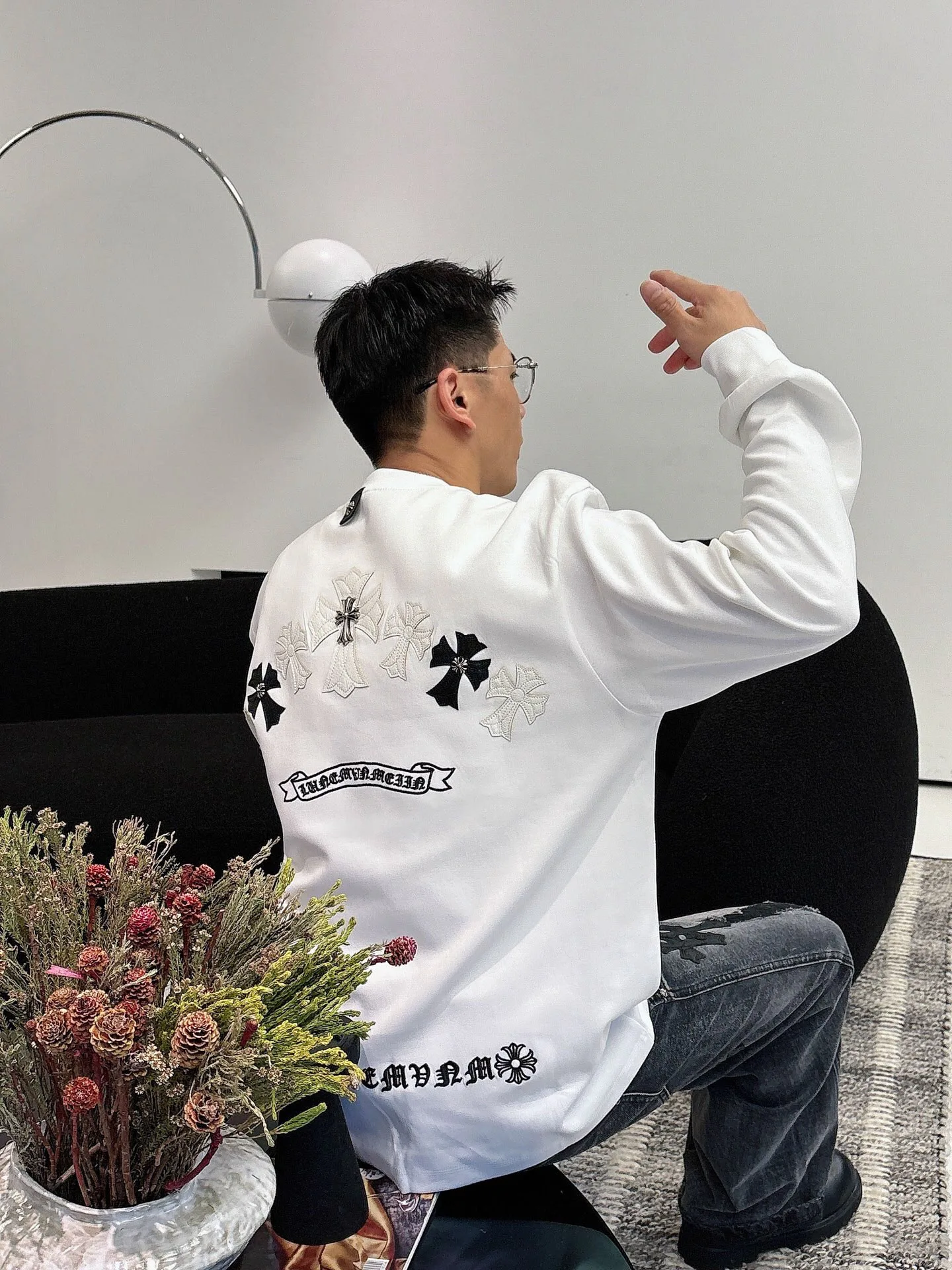 Свитшоты И Худи Мужские Chrome Hearts 787547