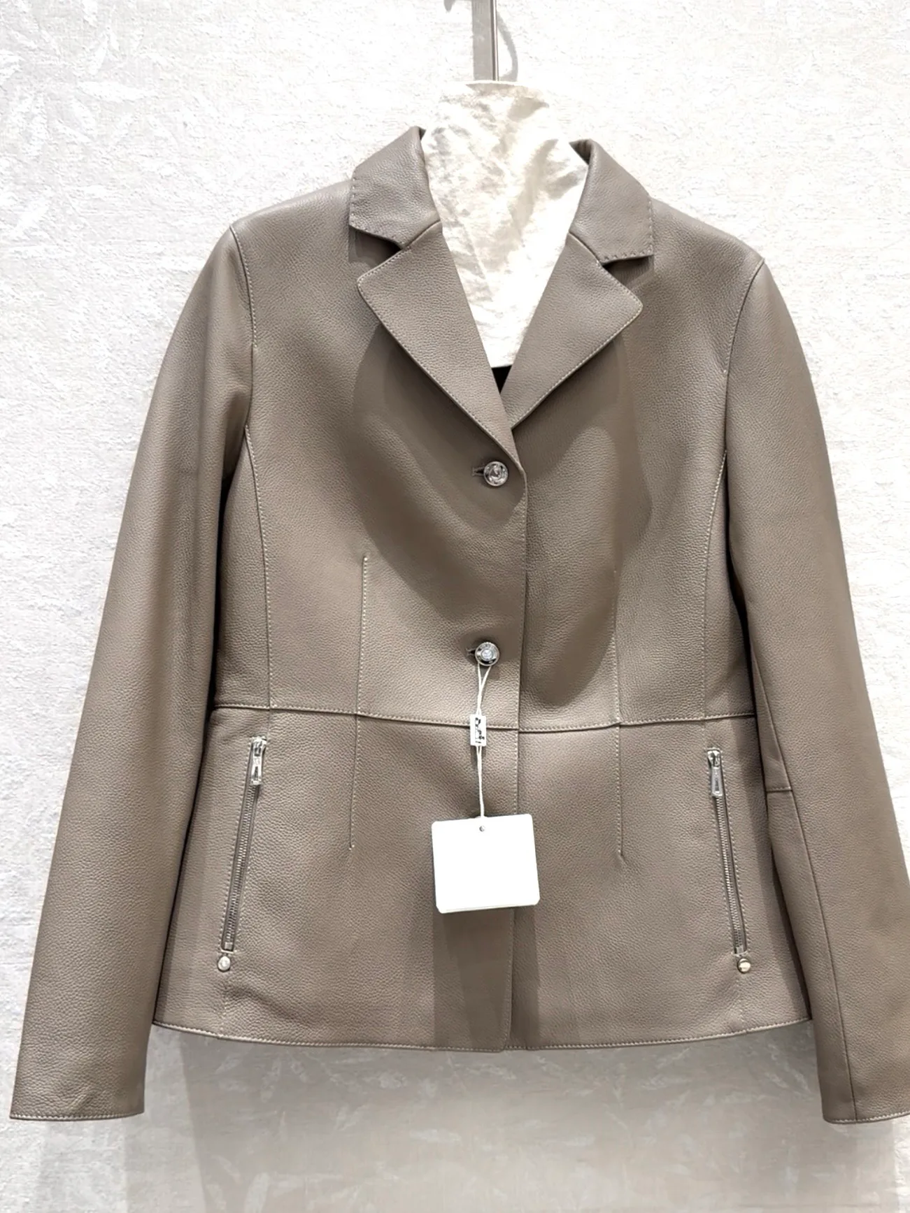 Кожаные Куртки И Дублёнки Женские Hermes 19114343