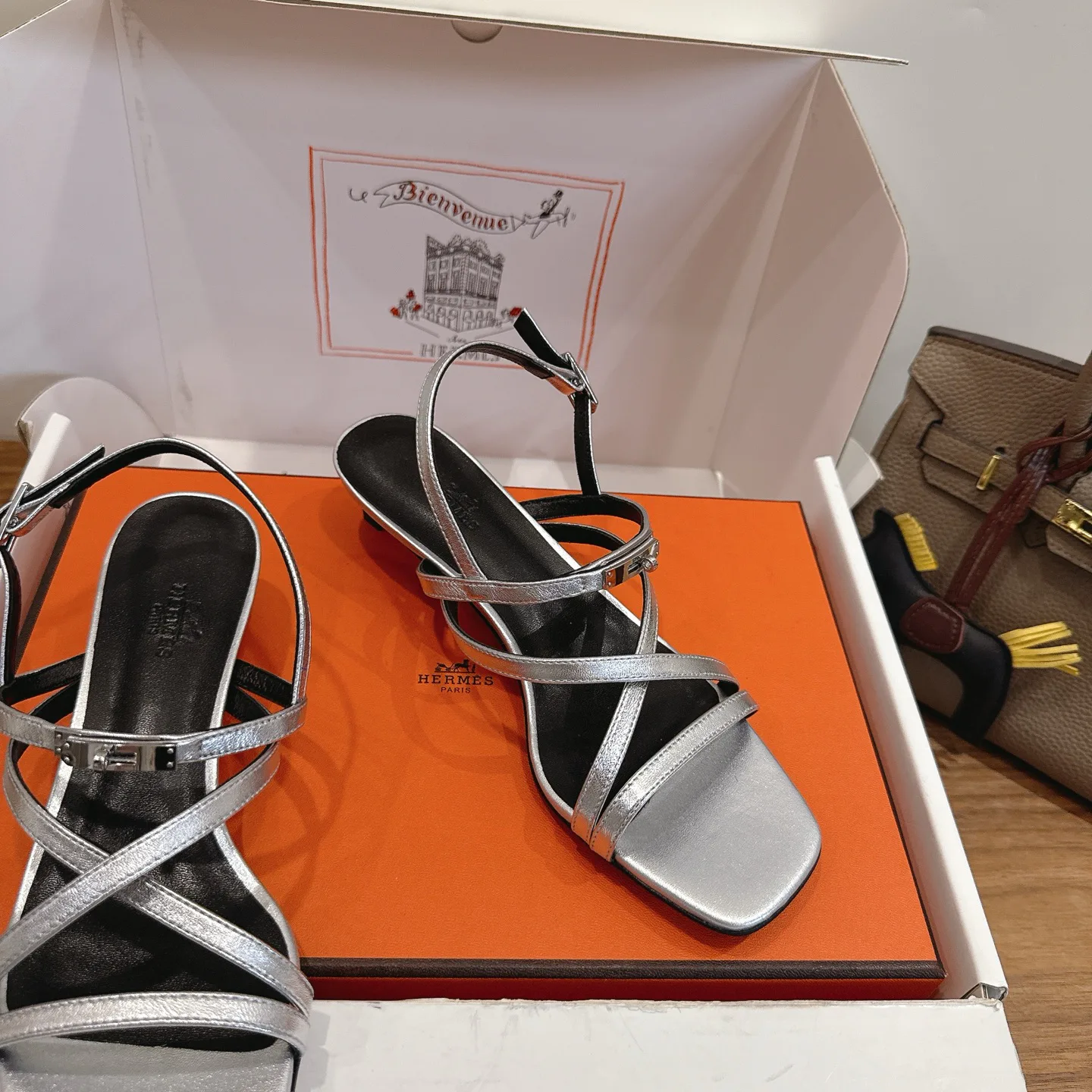 Босоножки Женские Hermes 12622537