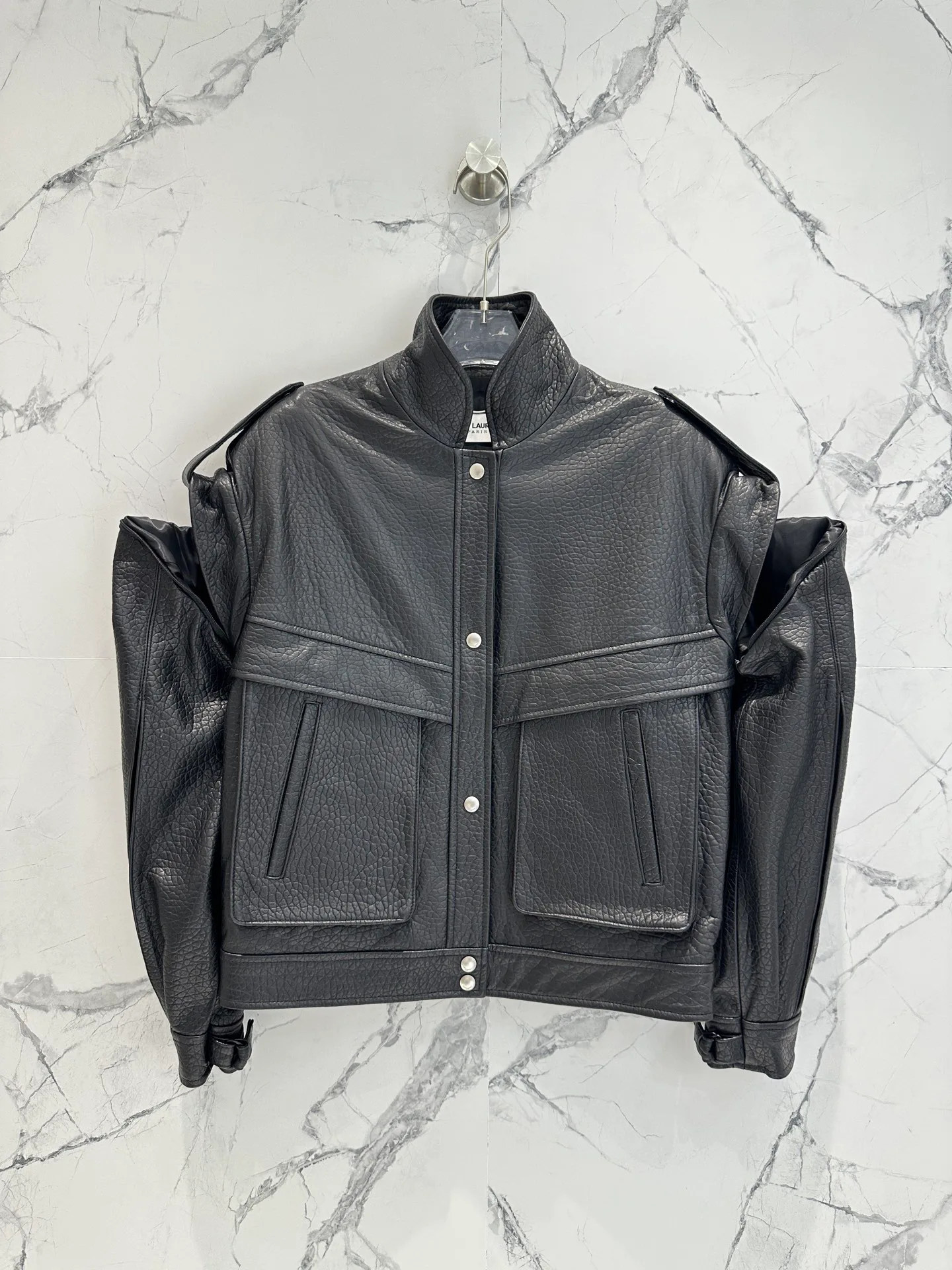 Кожаные Куртки И Дублёнки Женские Saint Laurent 11598152