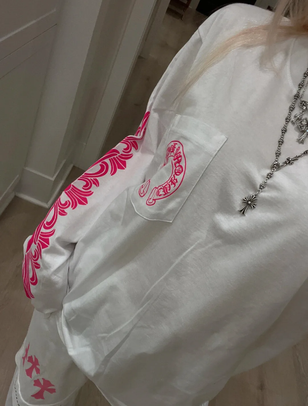 Футболки Мужские Chrome Hearts 11399359
