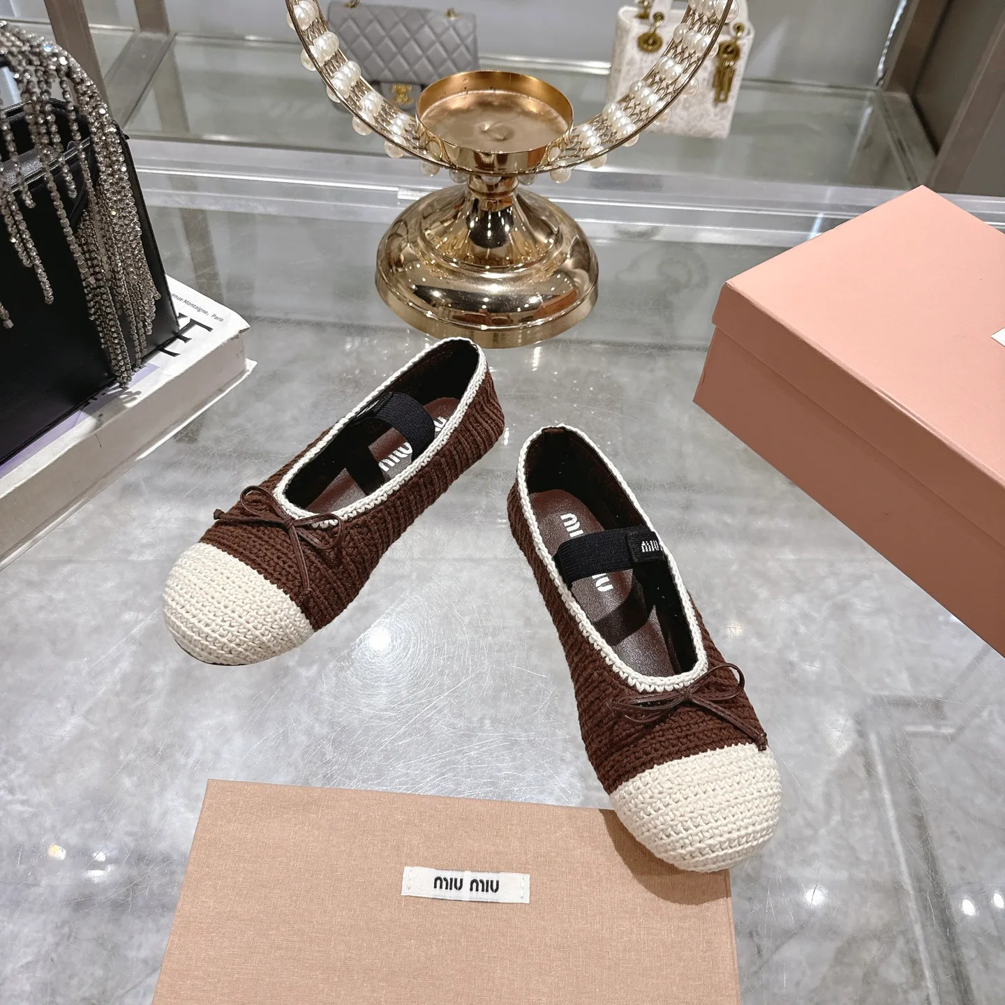 Балетки Женские Miu Miu 12847615