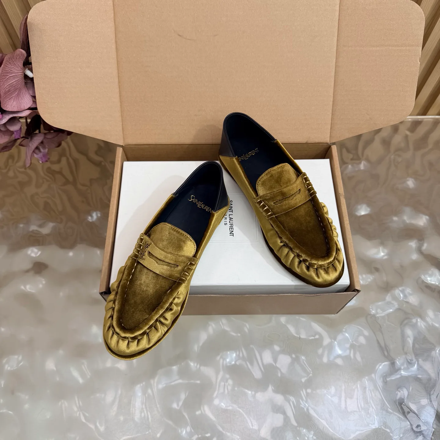 Лоферы И Мокасины Женские Saint Laurent 17926444