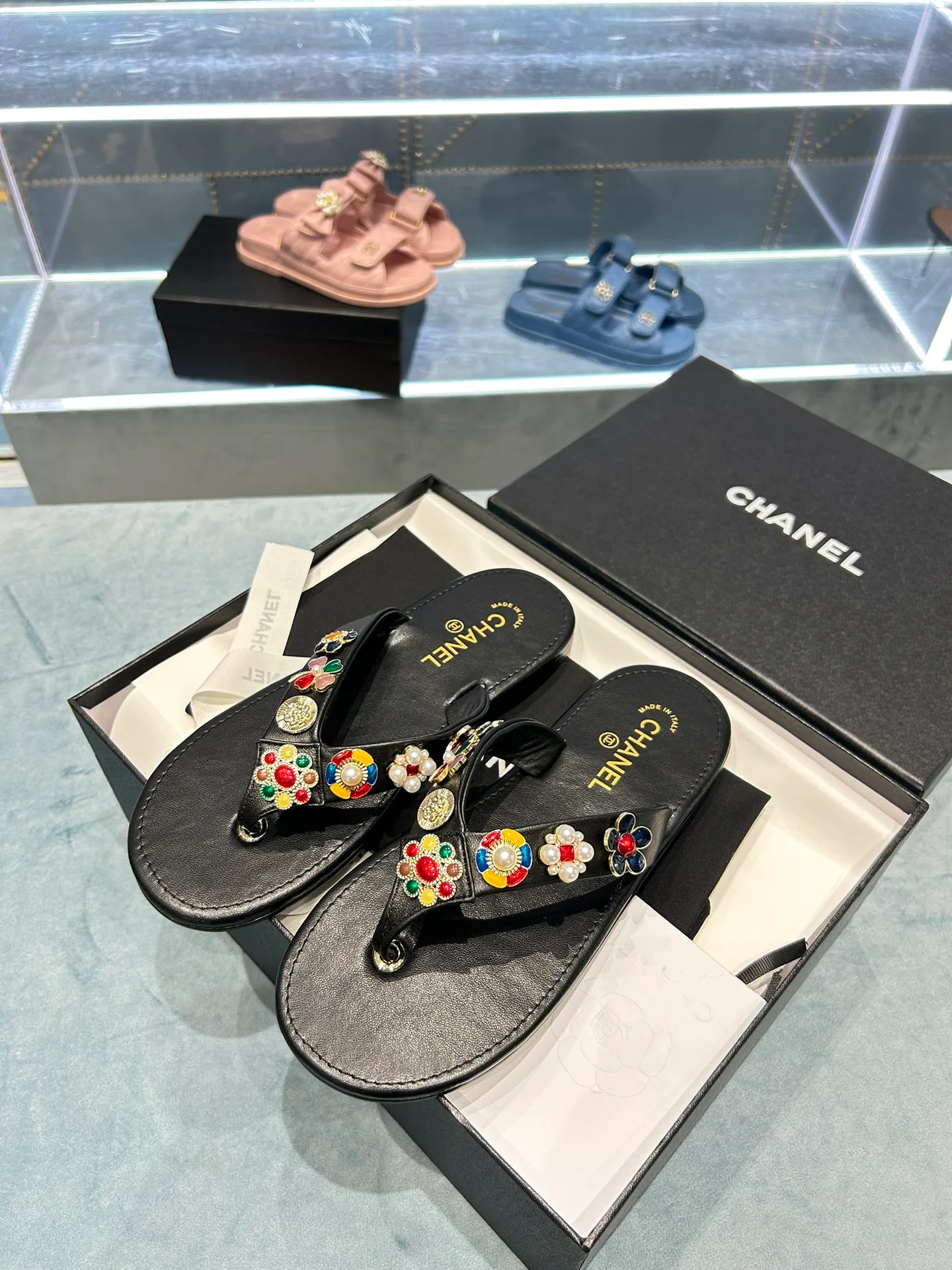 Шлепанцы Женские Chanel 32778