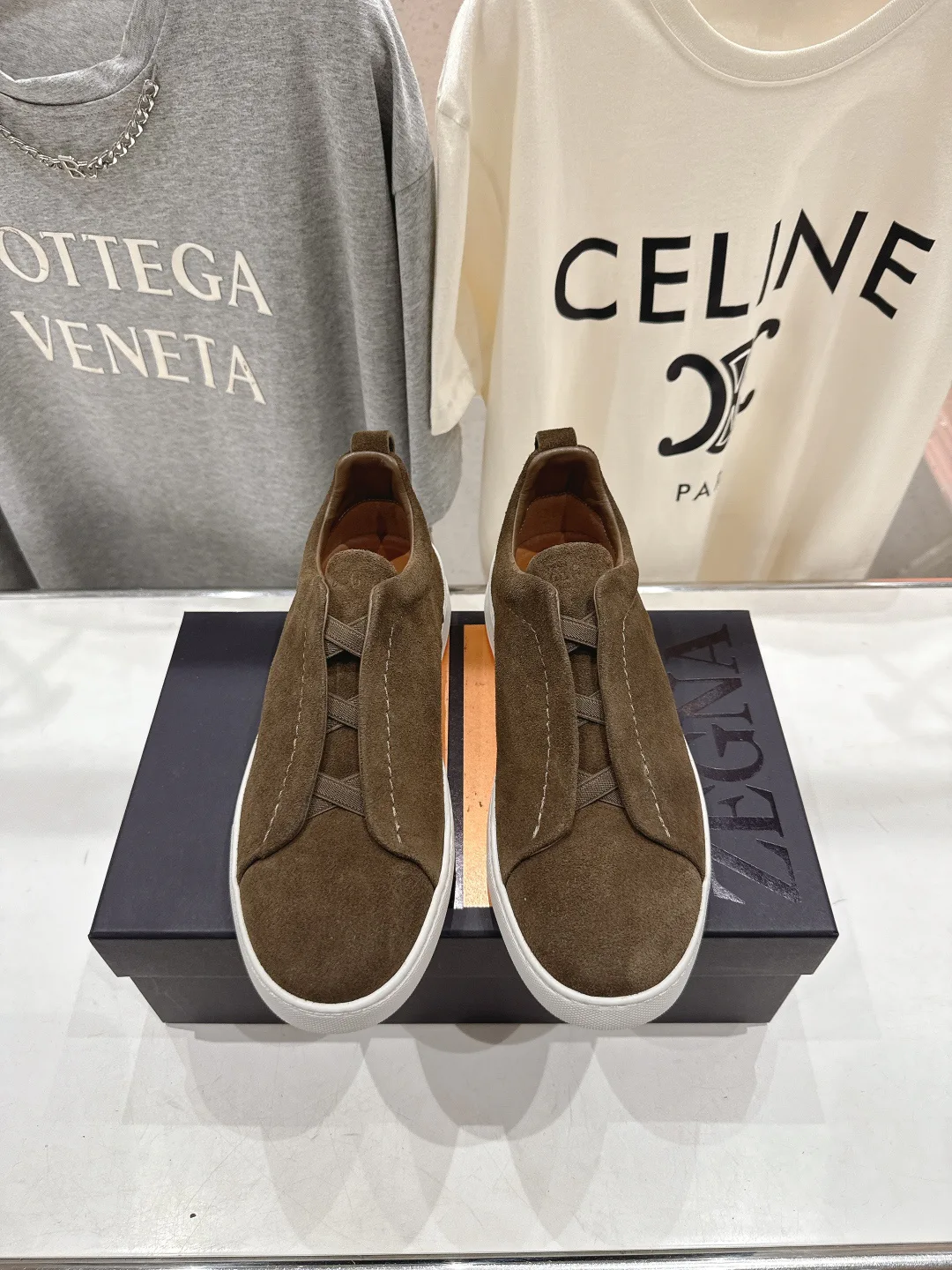 Слипоны Мужские Zegna 1293793