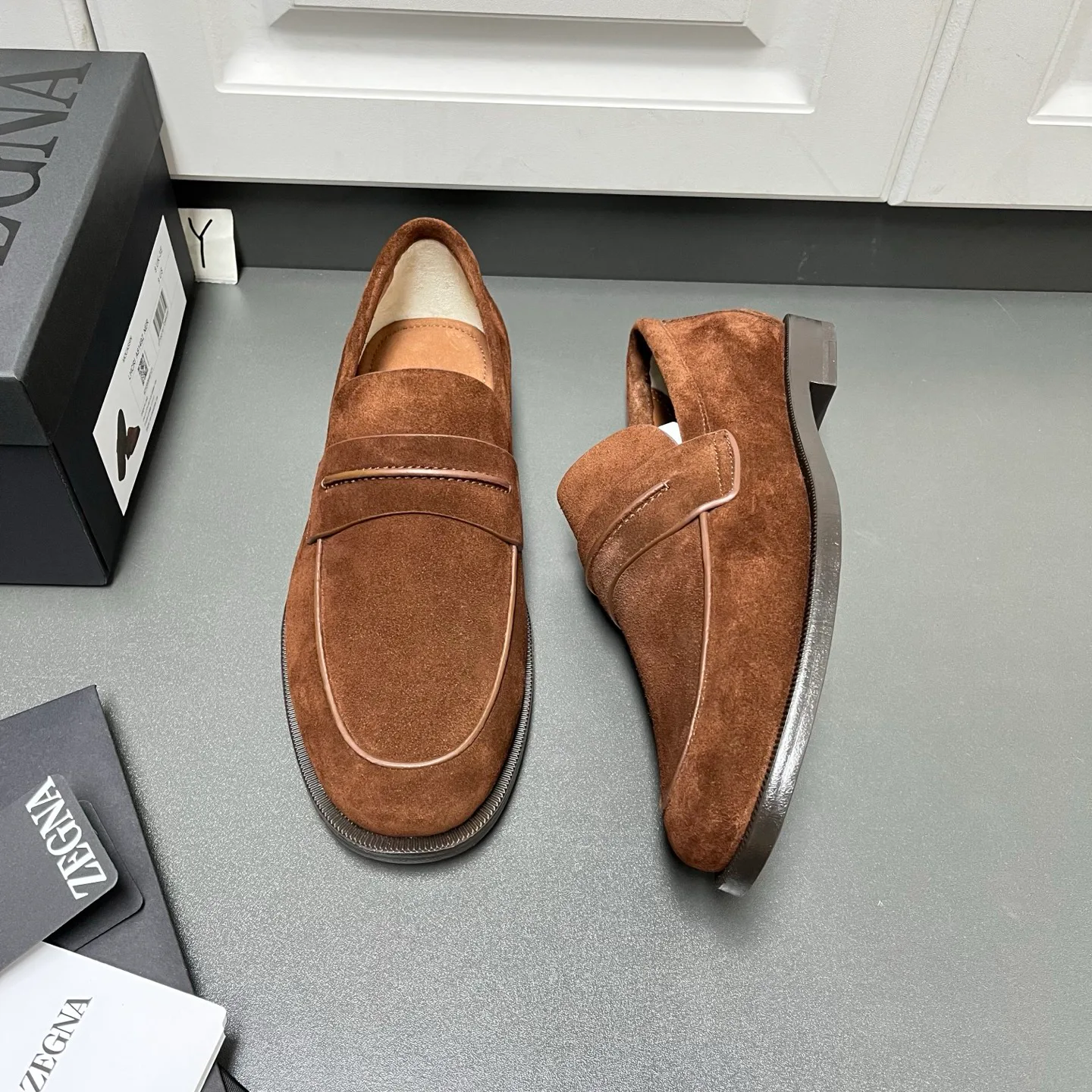 Лоферы И Туфли Мужские Zegna 18500161